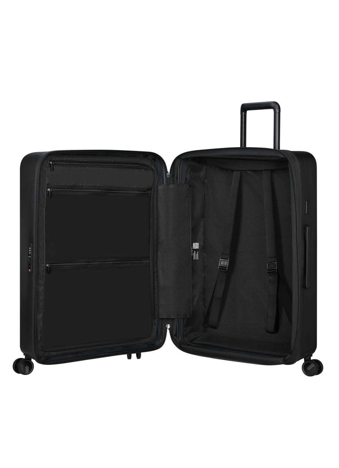 Samsonite Restackd spinner 75 cm - detail 2 zwart