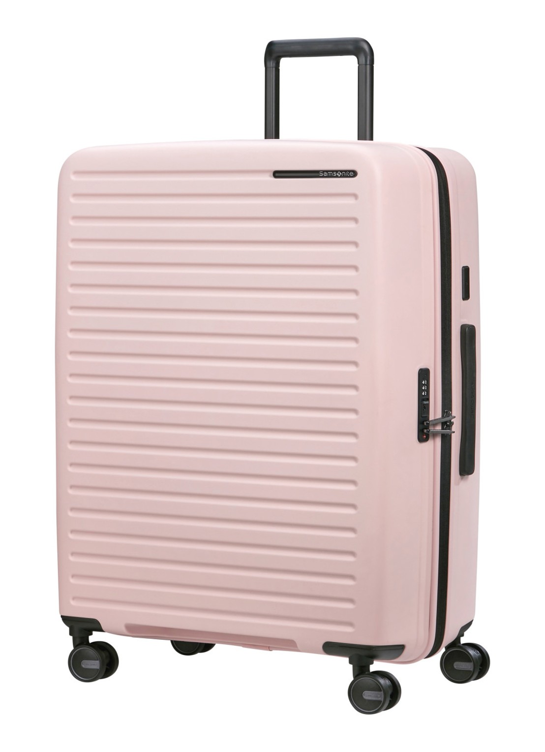 Samsonite Restackd spinner 75 cm - voorkant roze
