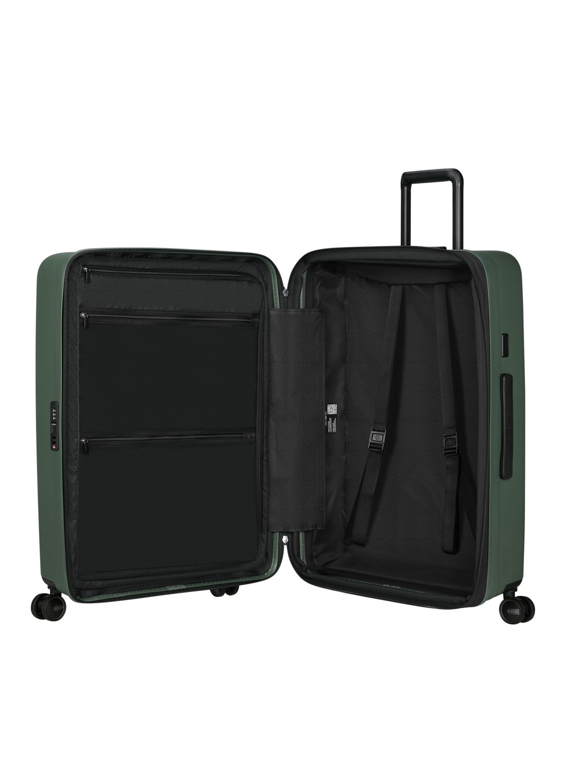 Samsonite Restackd spinner 75 cm - achterkant 3 groen