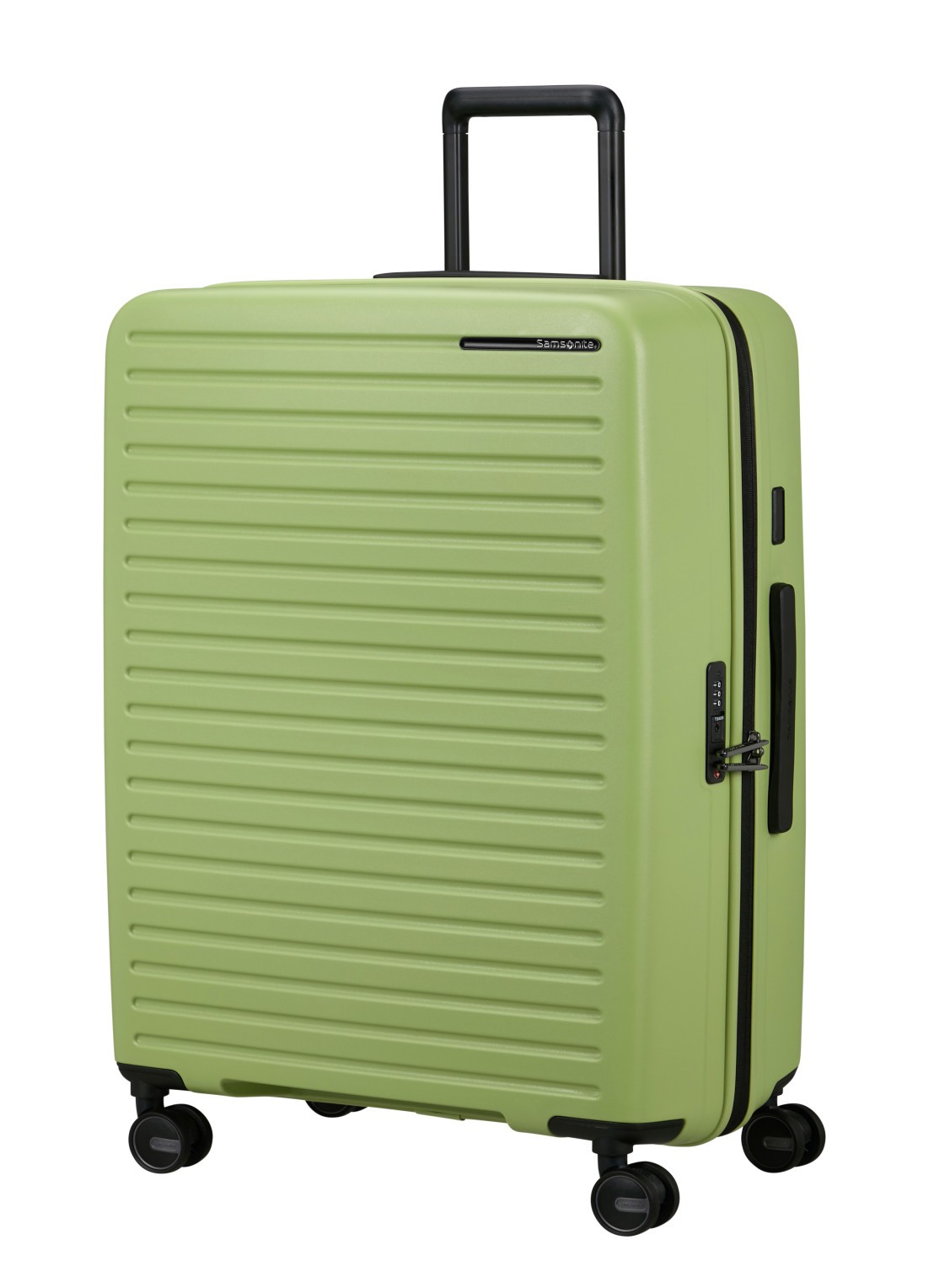 Samsonite Restackd spinner 75 cm - voorkant 2 groen