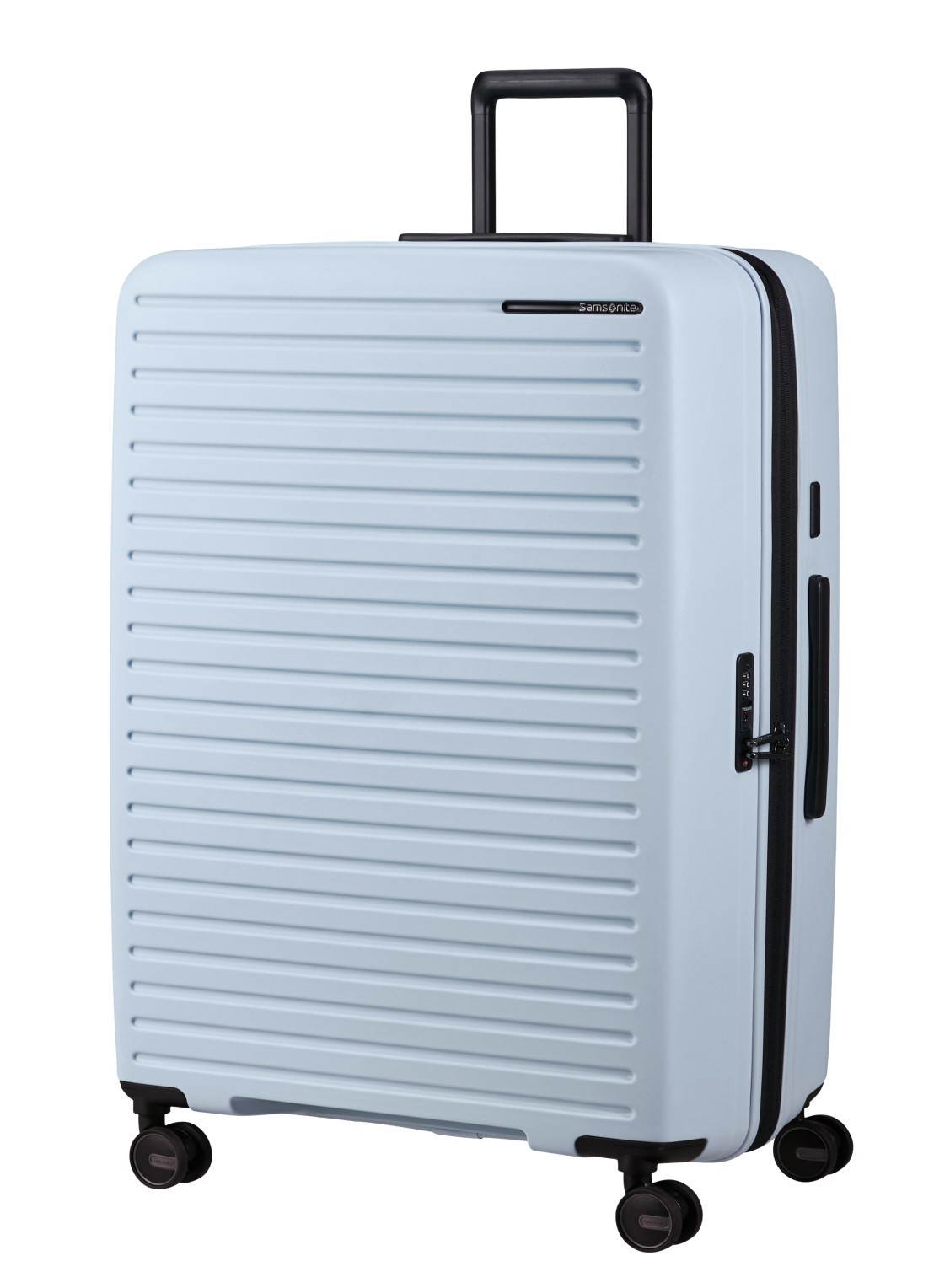 Samsonite Restackd spinner 81 cm - detail 3 glacier / lichtblauw