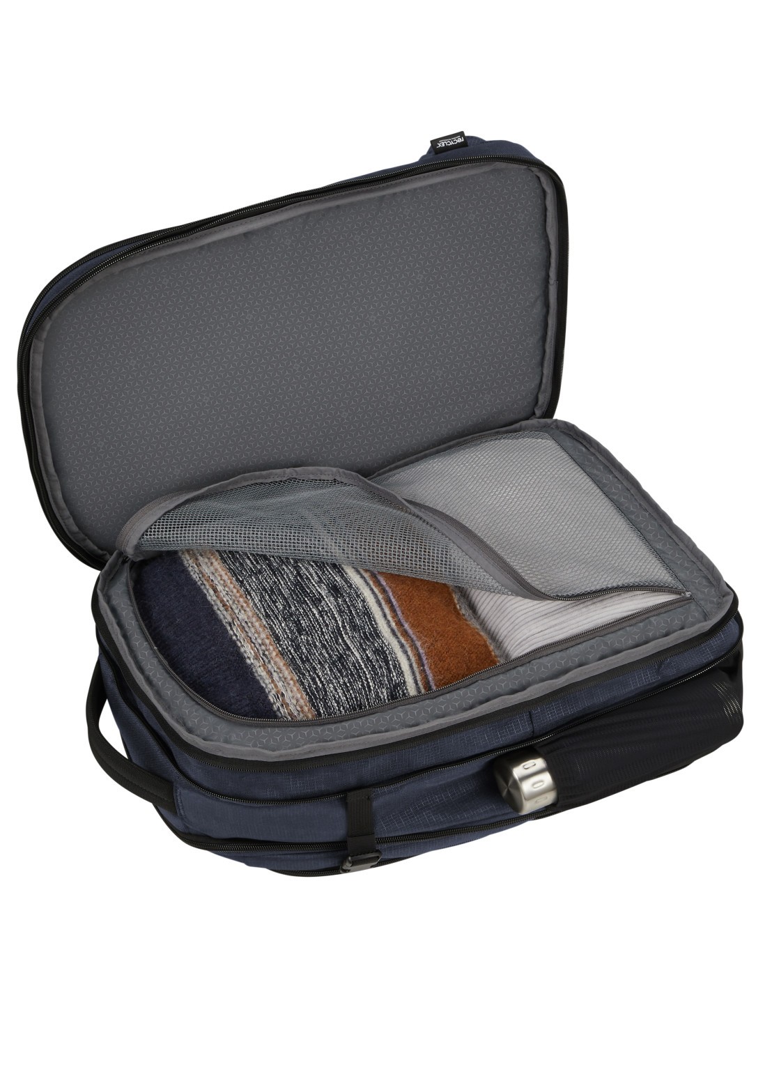 Samsonite Roader L rugzak met 17 inch laptopvak  - detail donkerblauw