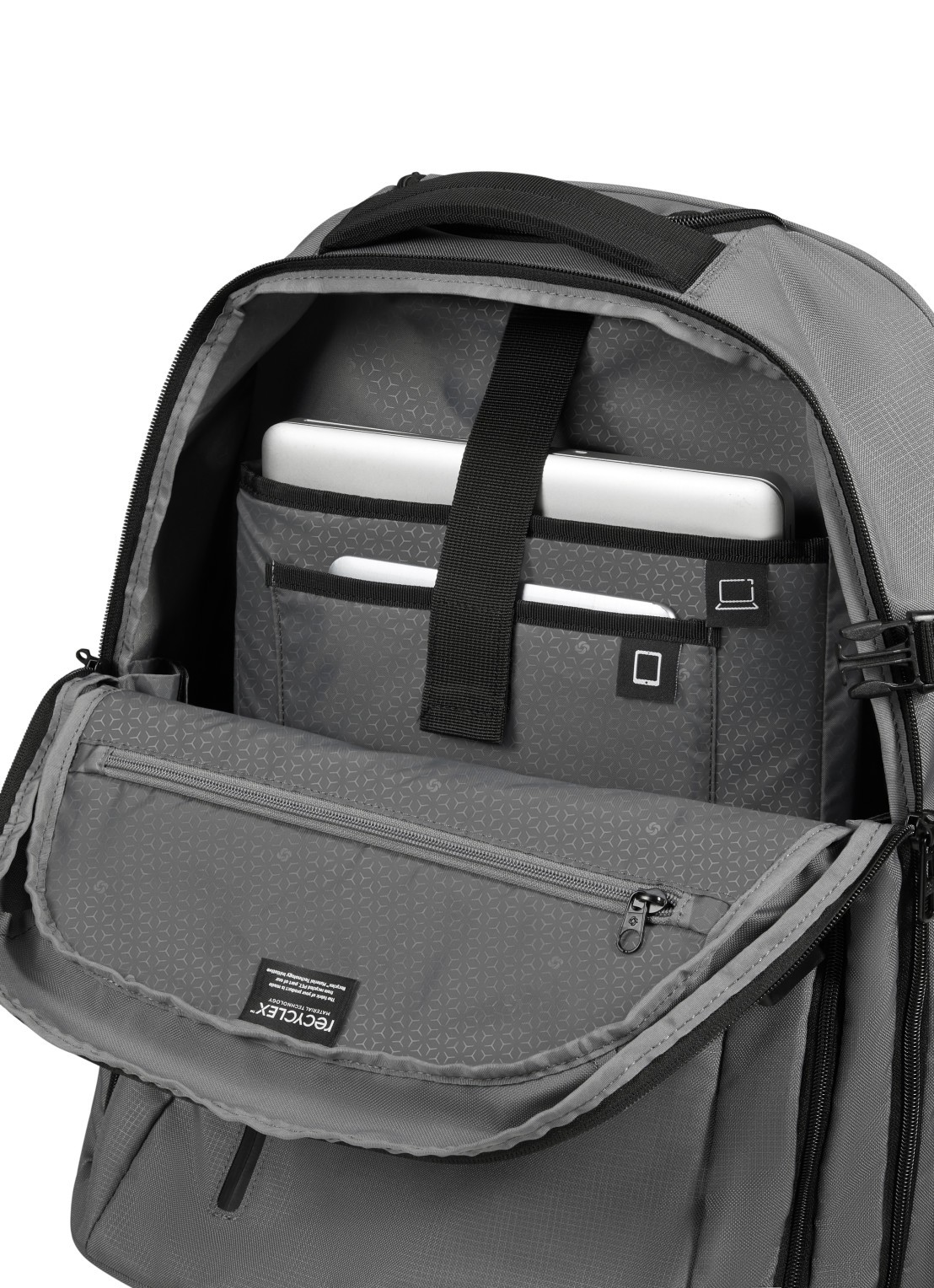 Samsonite Roader rugzak met 17,3 inch laptopvak - detail 4 grijs