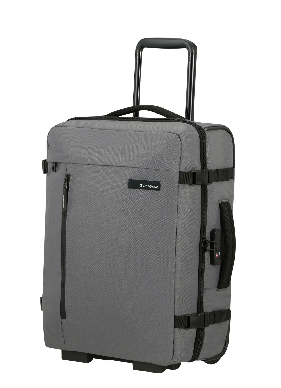 Samsonite Roader trolley 55 cm met 15,6 inch laptopvak  - voorkant 8 grijs