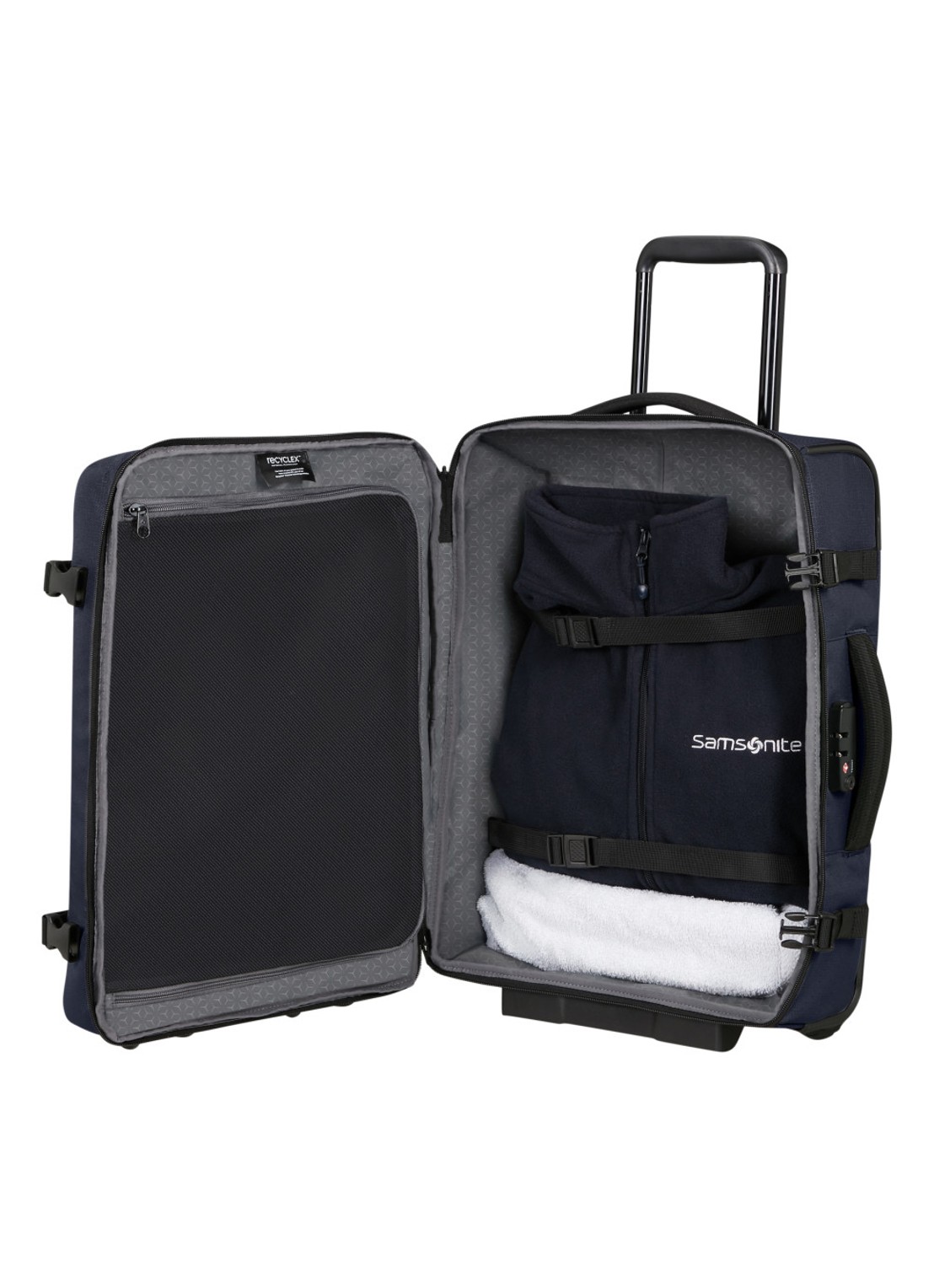 Samsonite Roader trolley 55 cm - detail donkerblauw