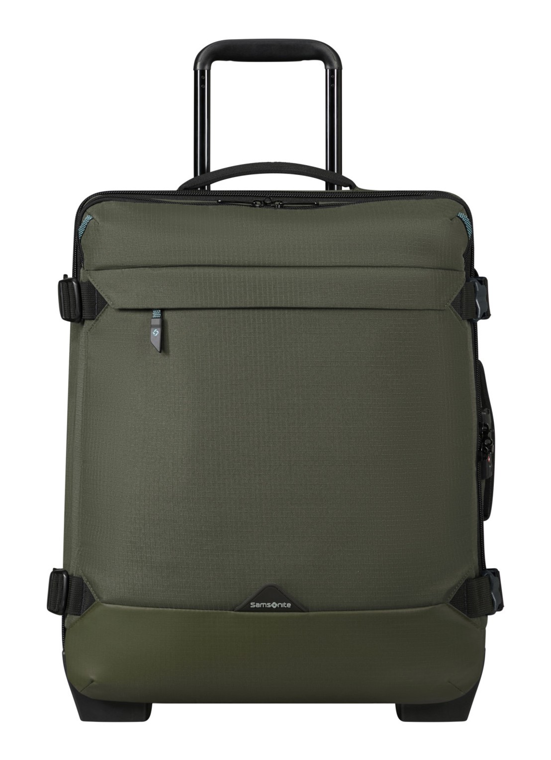 Samsonite Roadseeker Duffle/Backpack trolley 55 cm - voorkant dark olive / olijfgroen