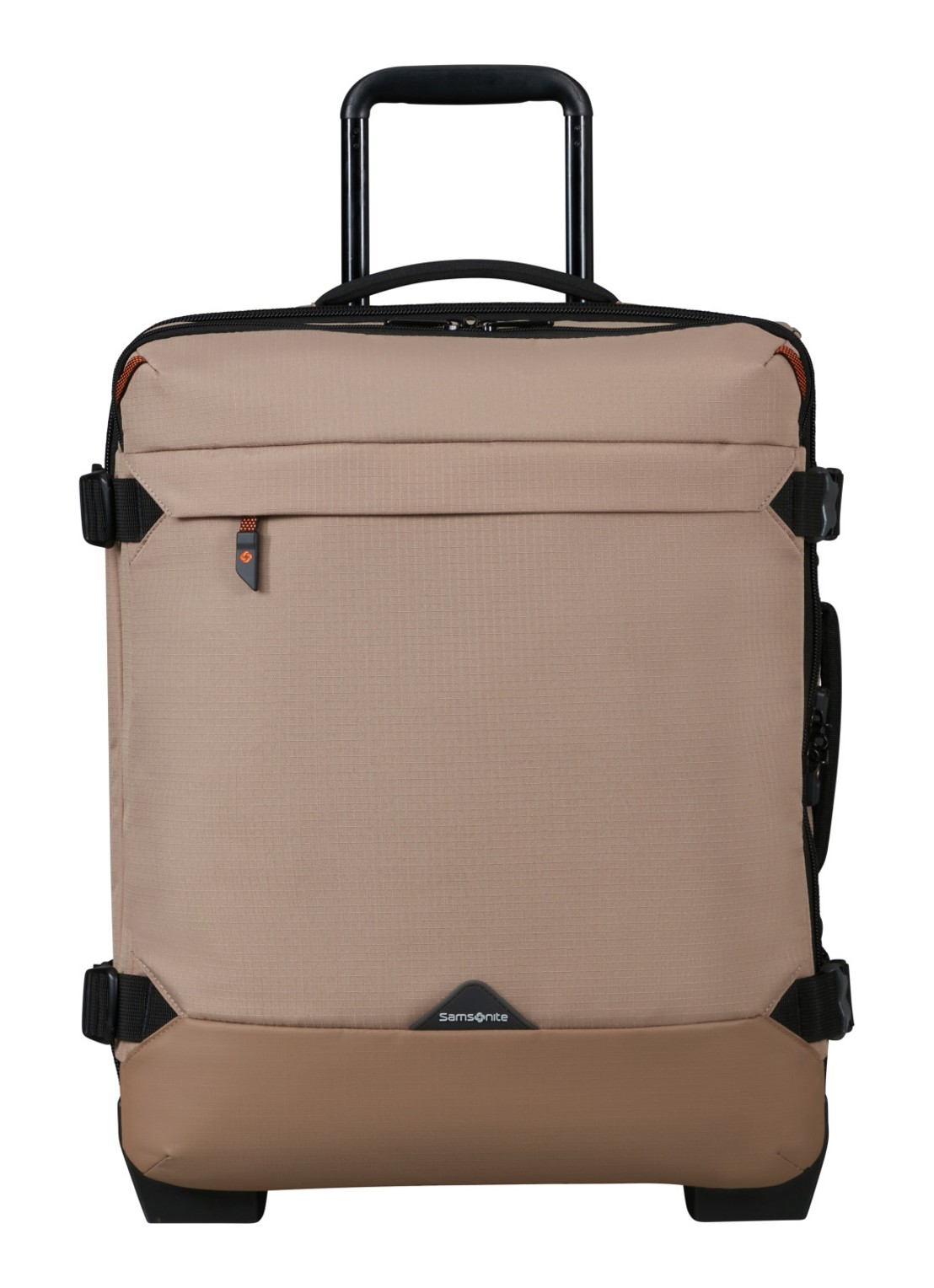 Samsonite Roadseeker Duffle/Backpack trolley 55 cm - voorkant dune / donkerbeige