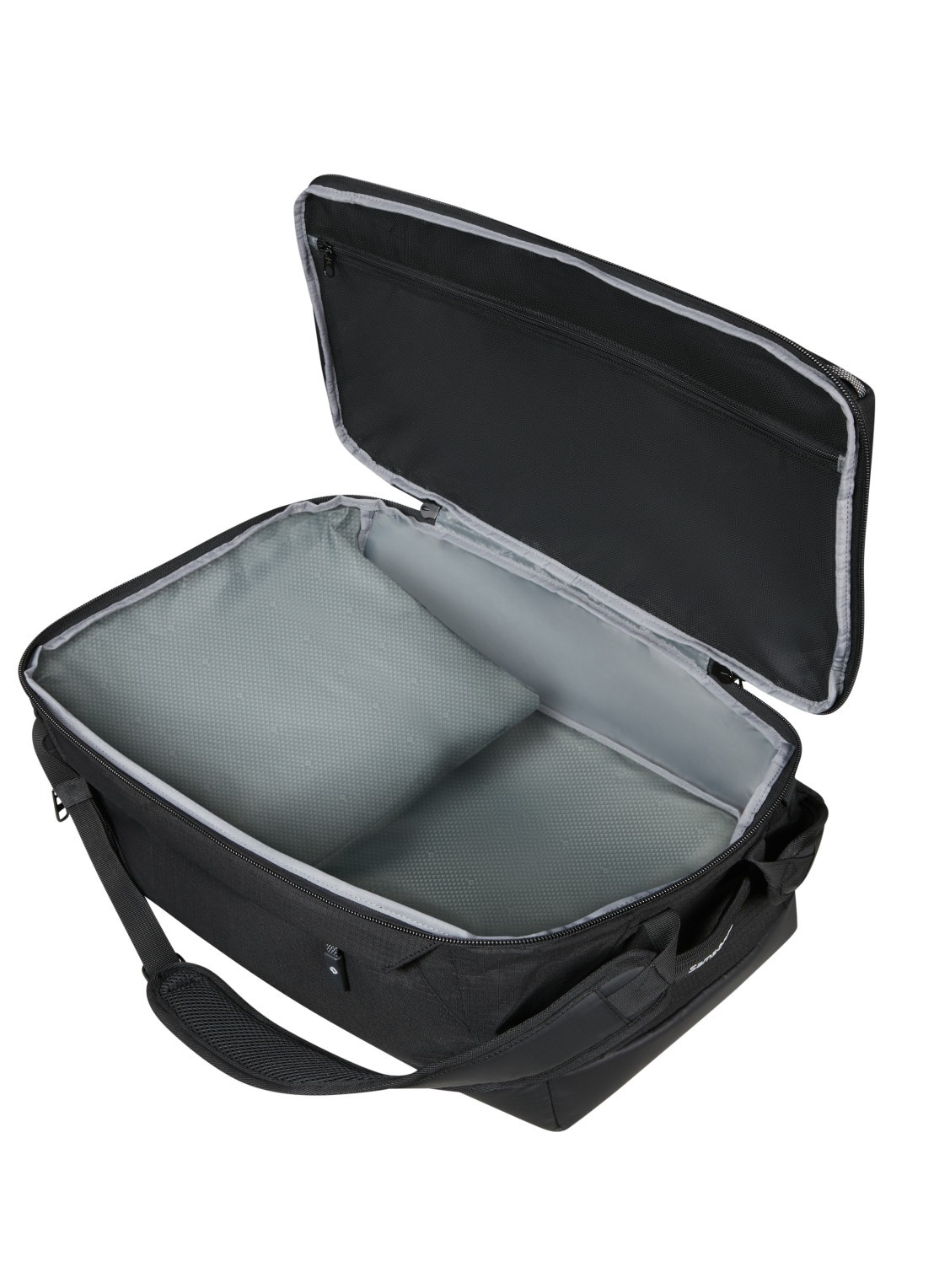 Samsonite Roadseeker Duffle S rugzak  - achterkant 3 deep black / zwart