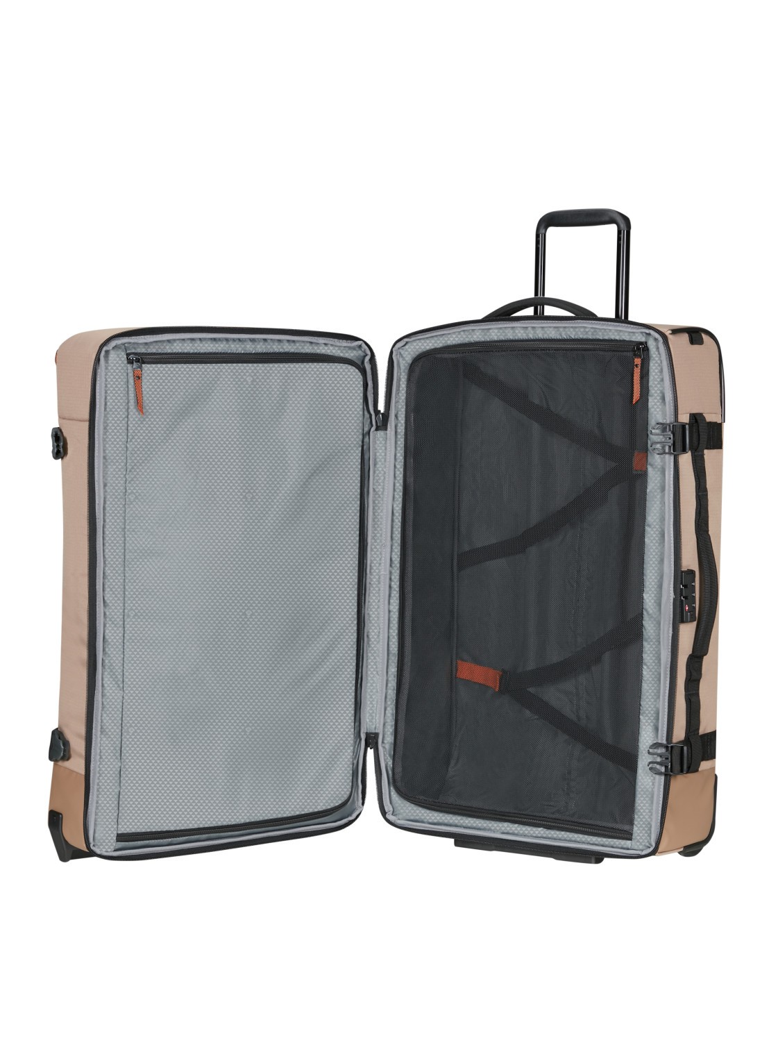 Samsonite Roadseeker Duffle trolley 79 cm - voorkant 5 dune / donkerbeige