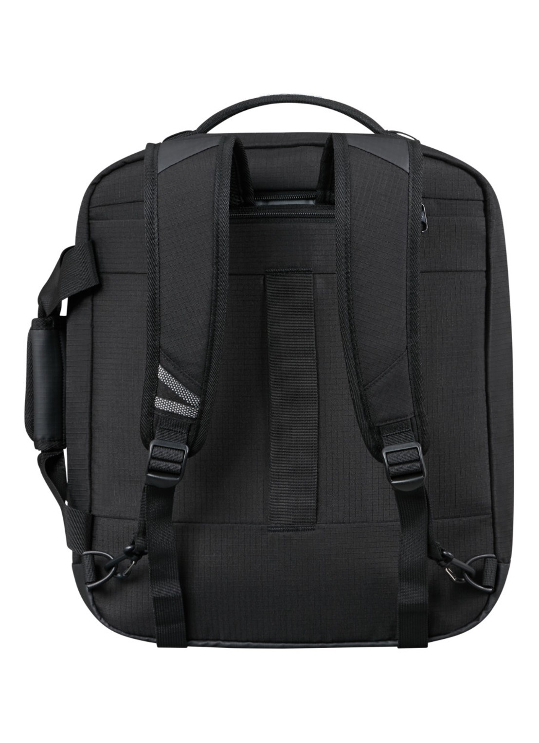 Samsonite Roadseeker Duffle Underseater rugzak  - achterkant 3 deep black / zwart