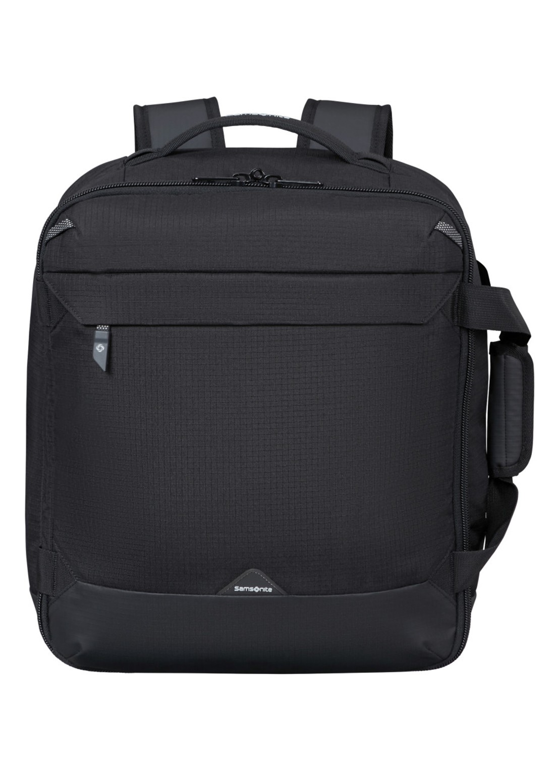 Samsonite Roadseeker Duffle Underseater rugzak  - voorkant deep black / zwart