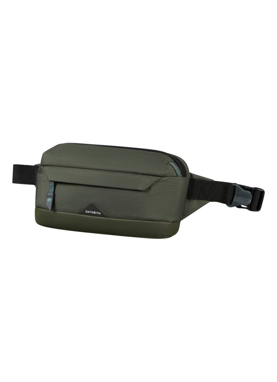 Samsonite Roadseeker heuptas met logo - voorkant 3 dark olive / olijfgroen