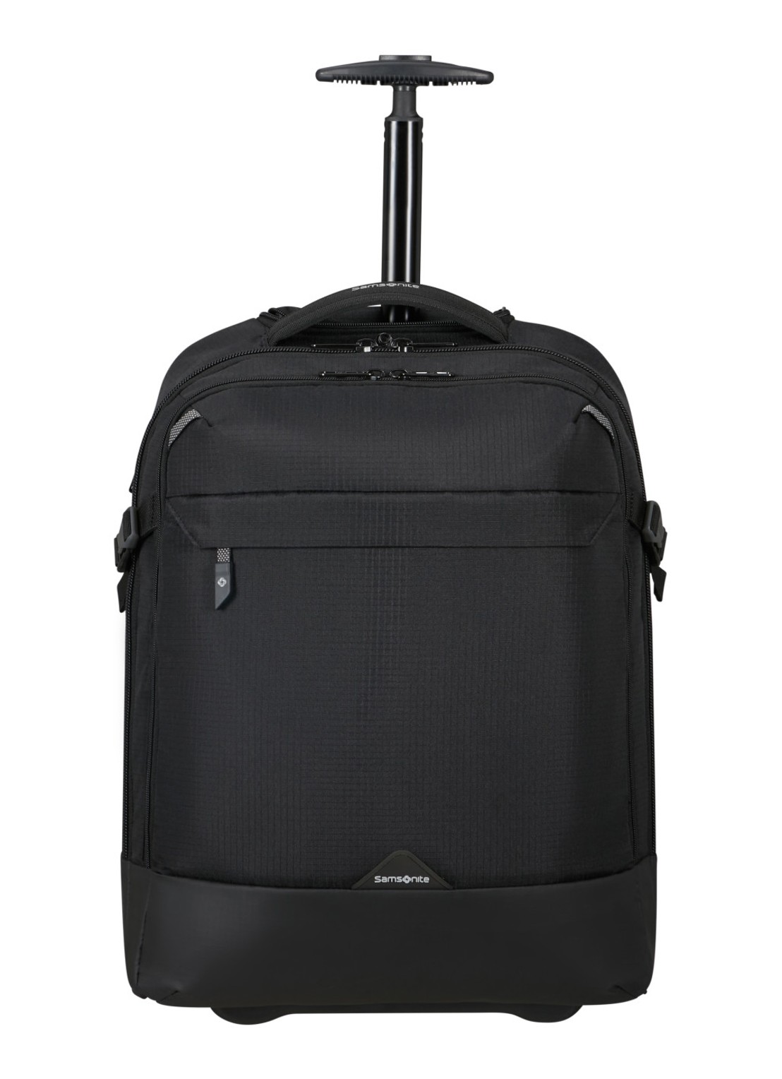 Samsonite Roadseeker Laptop/Backpack trolley met 17,3 inch laptopvak - voorkant deep black / zwart