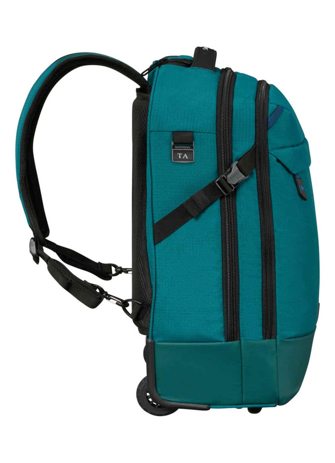 Samsonite Roadseeker Laptop/Backpack trolley met 17,3 inch laptopvak - detail 2 deep teal / zeegroen