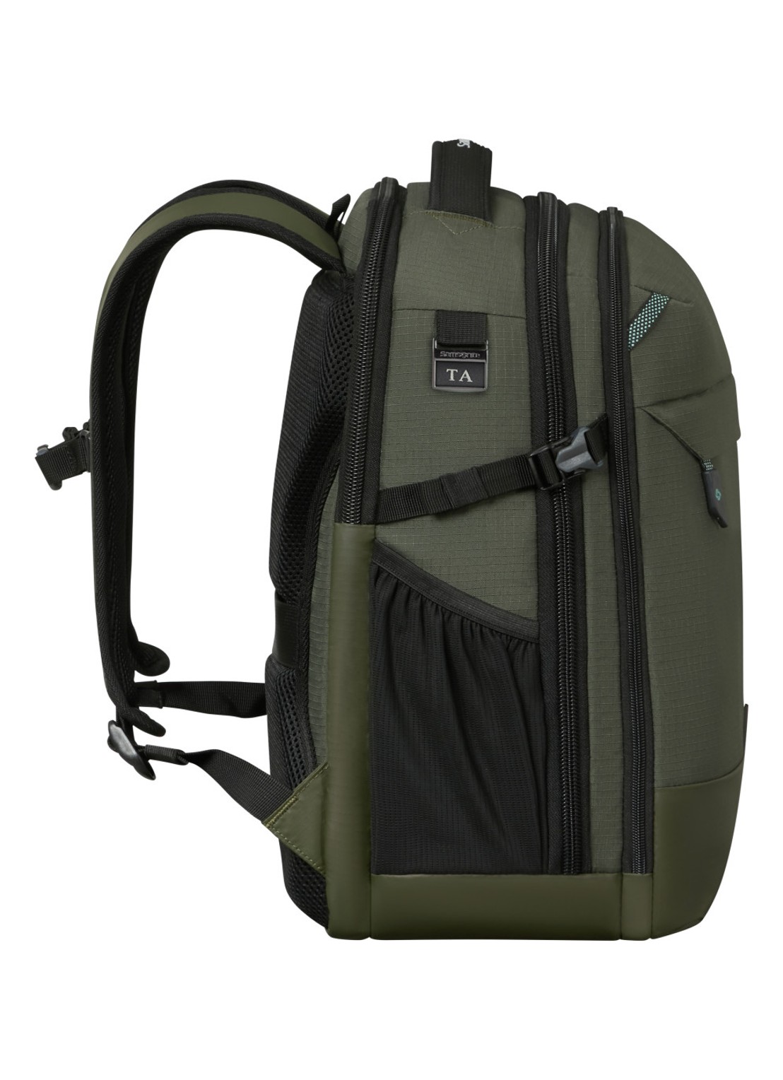 Samsonite Roadseeker laptoprugzak met 15,6 inch laptopvak - detail 4 dark olive / olijfgroen