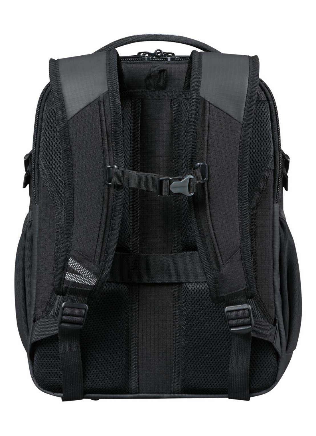 Samsonite Roadseeker laptoprugzak met 15,6 inch laptopvak - achterkant deep black / zwart