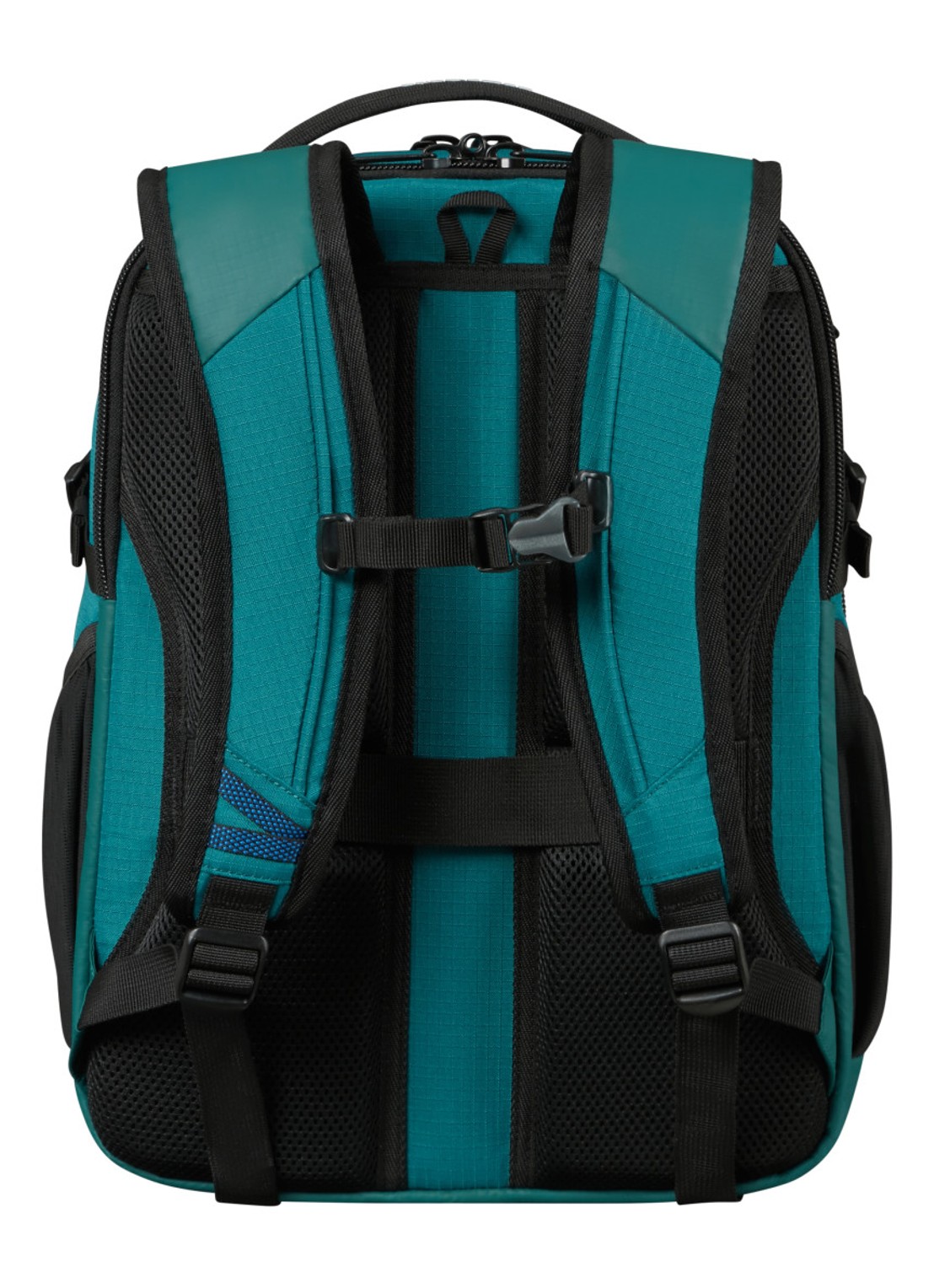Samsonite Roadseeker laptoprugzak met 15,6 inch laptopvak - achterkant 5 deap teal / zeegroen
