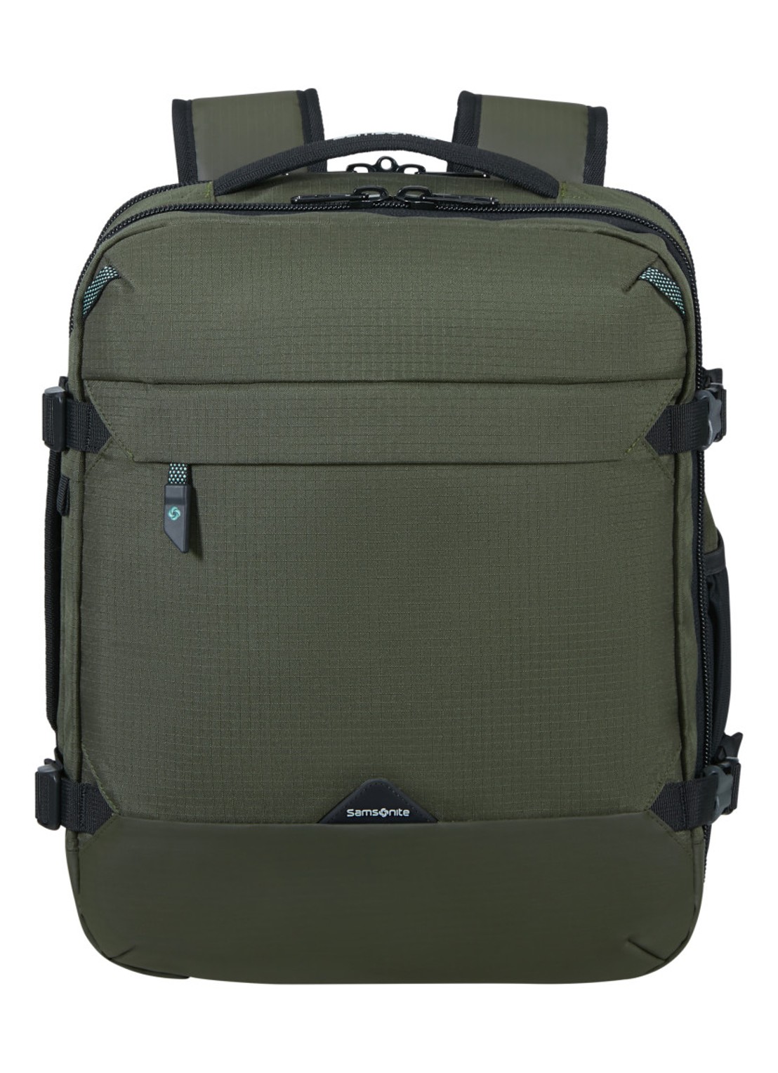 Samsonite Roadseeker rugzak - voorkant olijfgroen