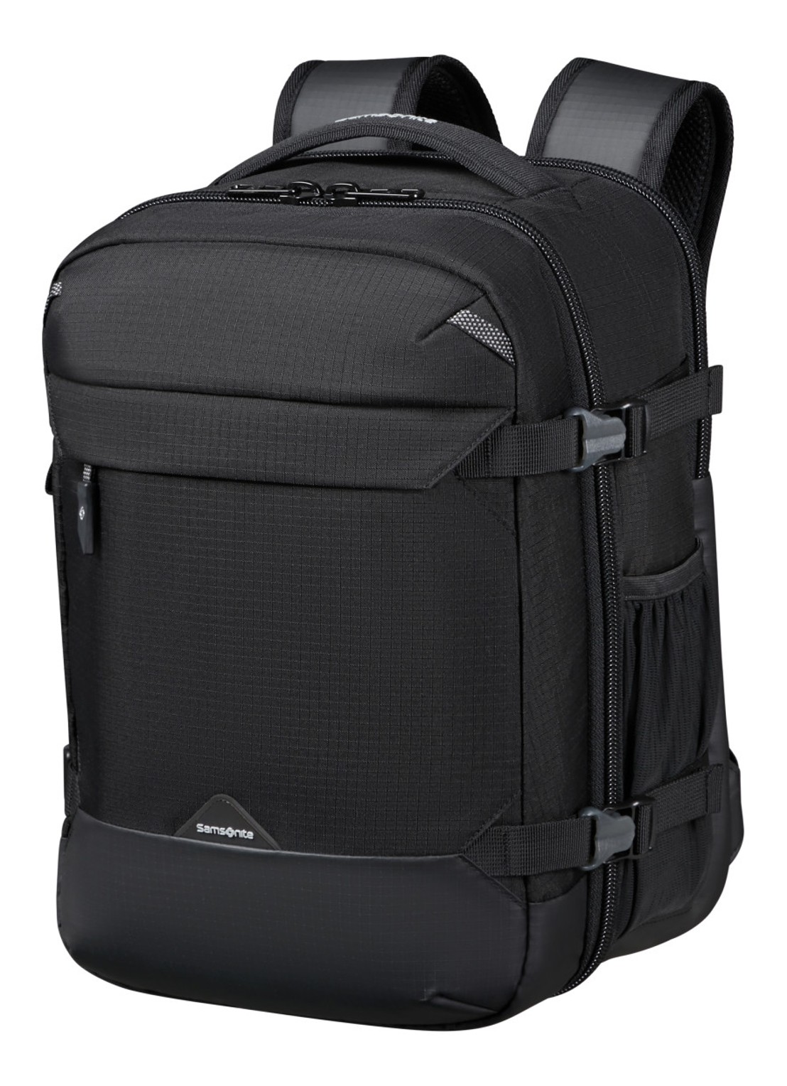 Samsonite Roadseeker Travel rugzak met 14 inch laptopvak - detail deep black / zwart