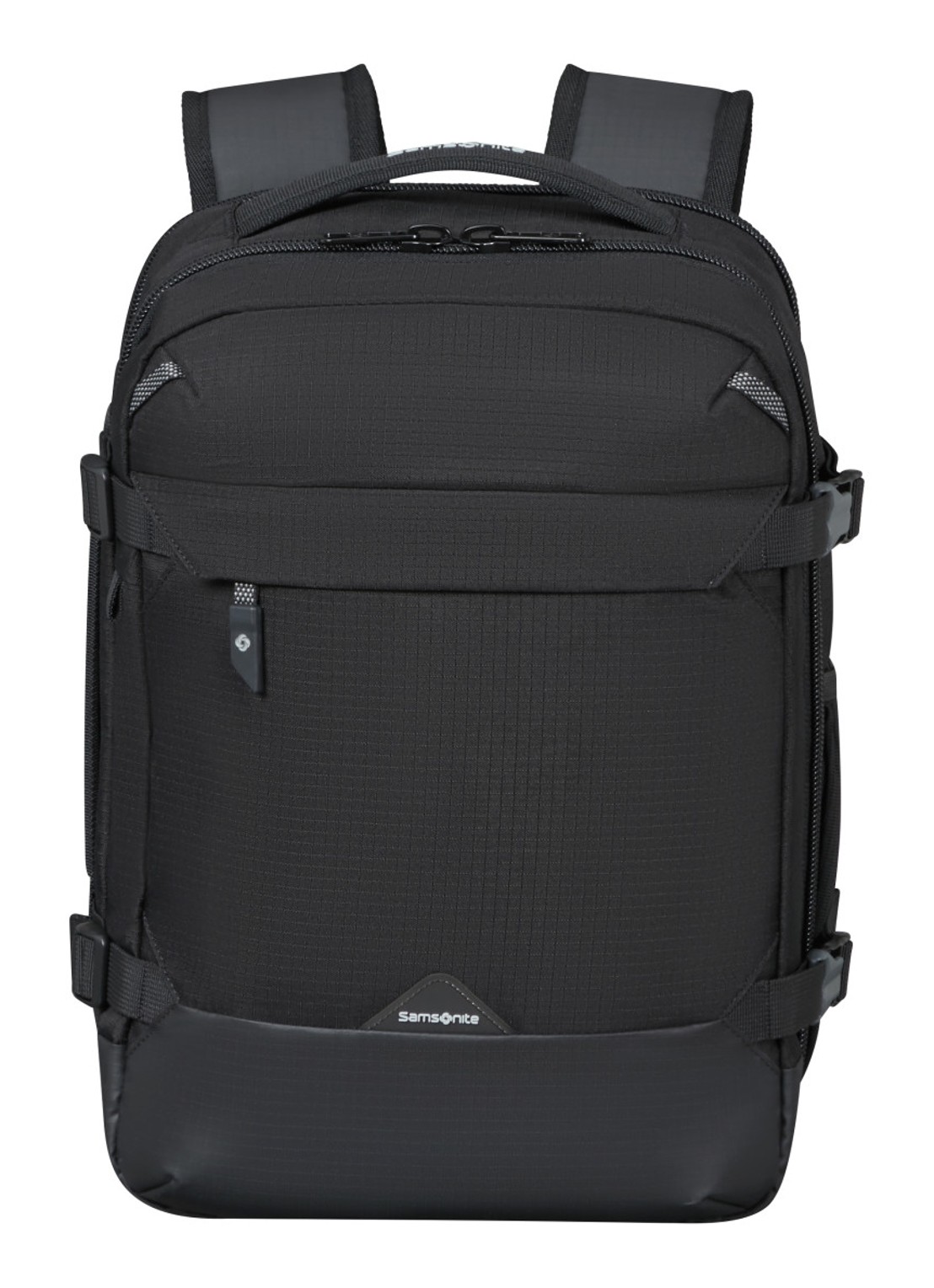 Samsonite Roadseeker Travel rugzak met 14 inch laptopvak - voorkant 4 deep black / zwart