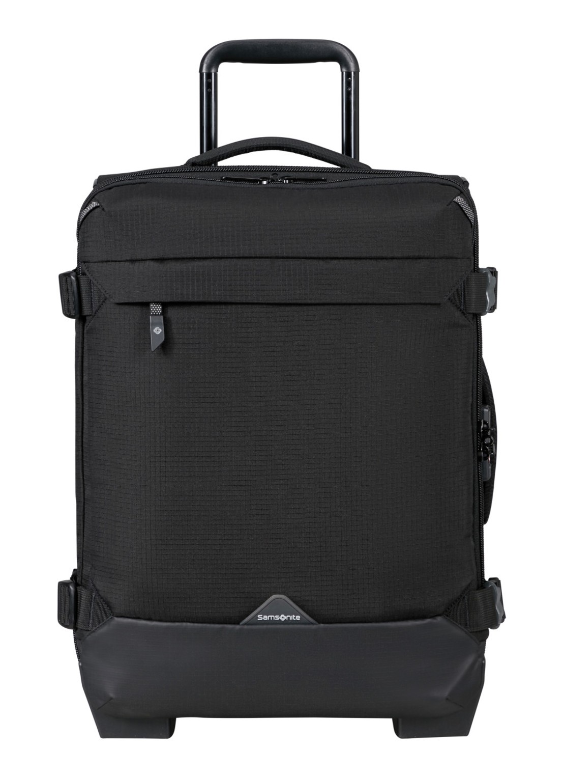 Samsonite Roadseeker trolley  55 cm - voorkant 4 deep black / zwart