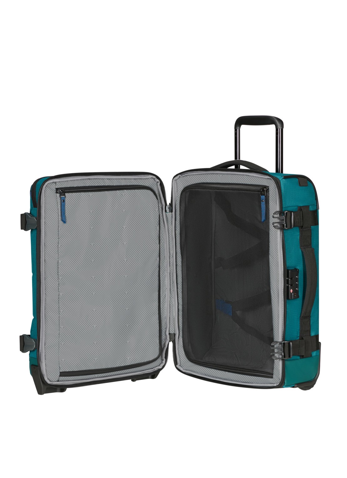 Samsonite Roadseeker trolley  55 cm - voorkant 2 deep teal / zeegroen