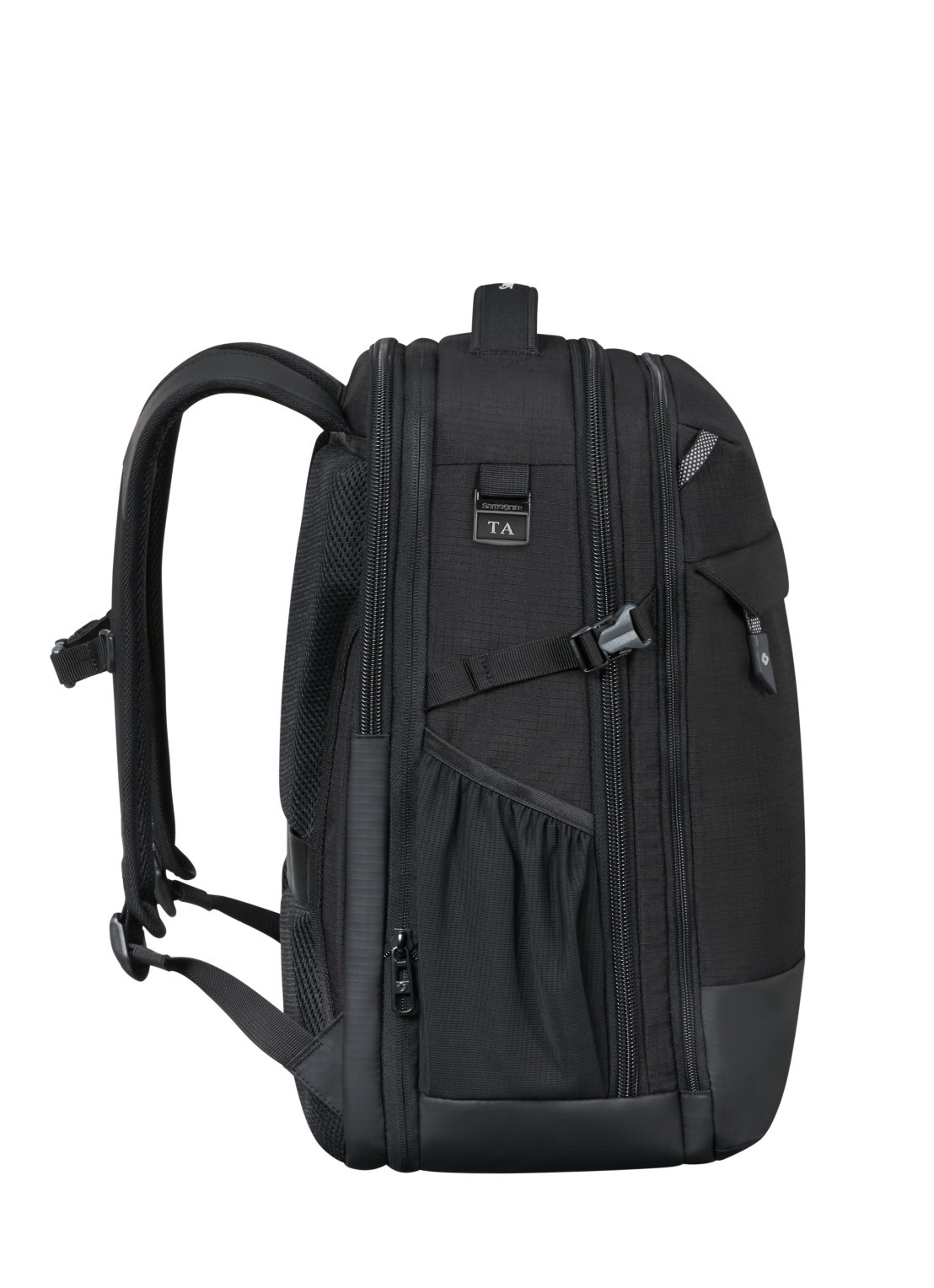 Samsonite Roadseeker vergrootbare laptoprugzak met 17,3 inch laptopvak - detail 3 deep black / zwart