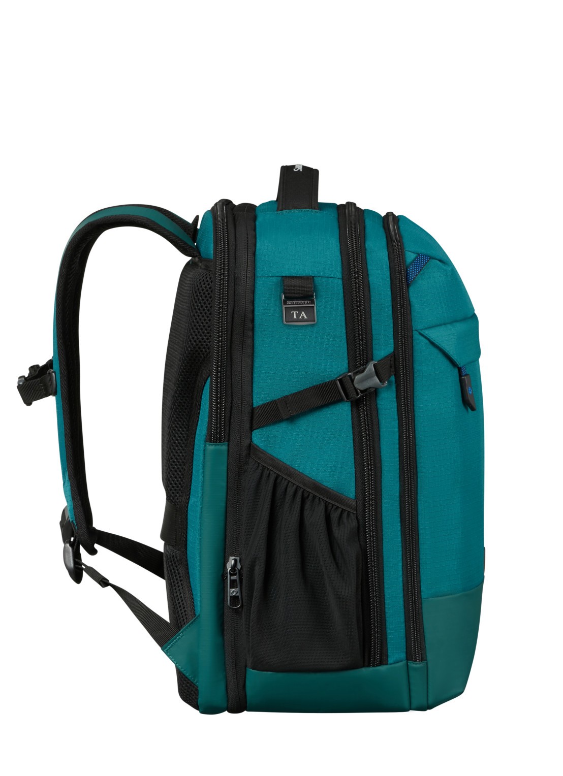 Samsonite Roadseeker vergrootbare laptoprugzak met 17,3 inch laptopvak - detail 4 deep teal / zeegroen