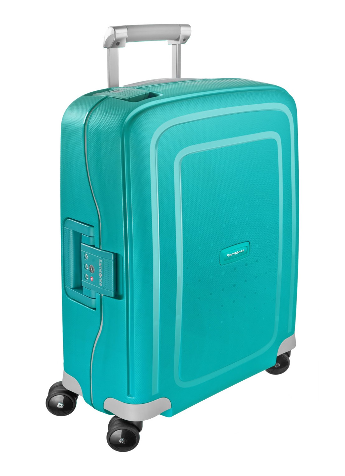 Samsonite S'Cure spinner 55 cm - detail turquoise