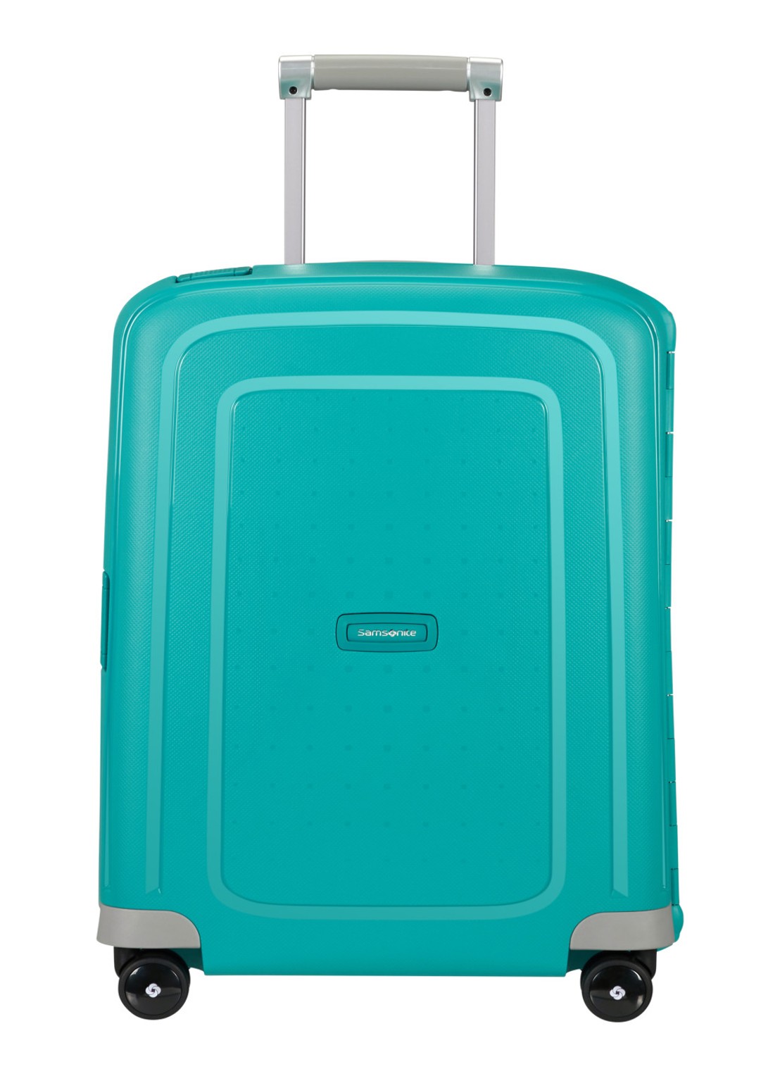 Samsonite S'Cure spinner 55 cm - voorkant 5 turquoise