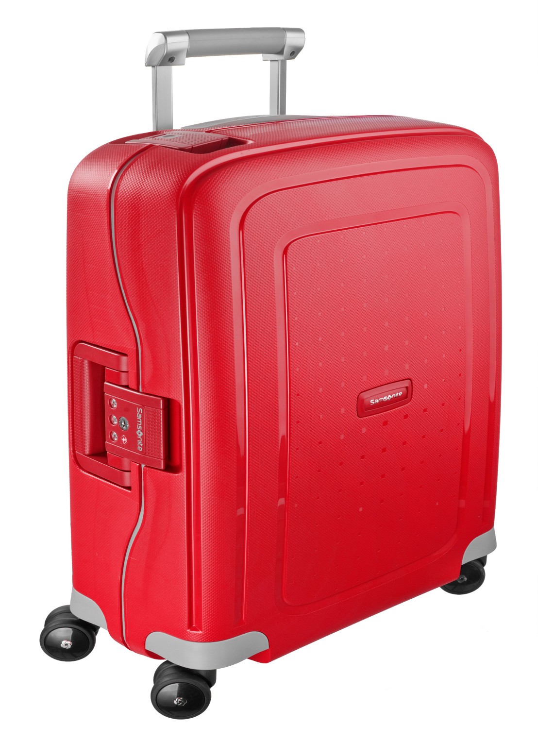 Samsonite S'Cure spinner 55 cm - detail 2 steenrood