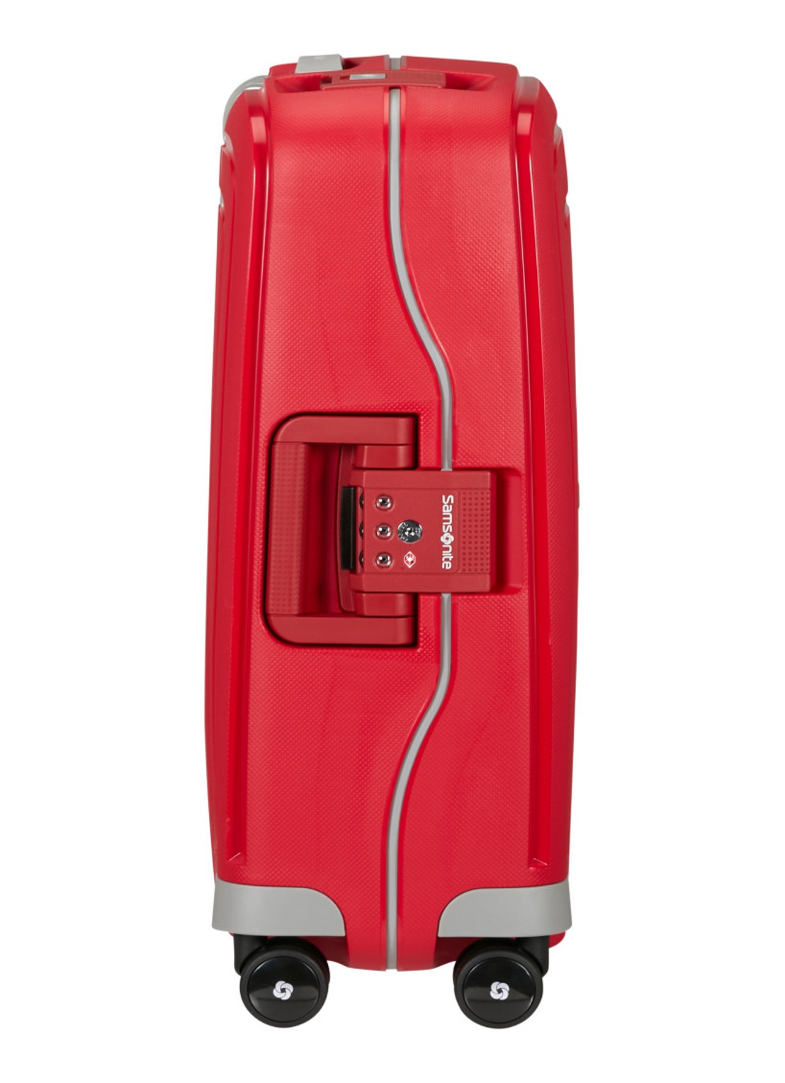 Samsonite S'Cure spinner 55 cm - detail 3 steenrood