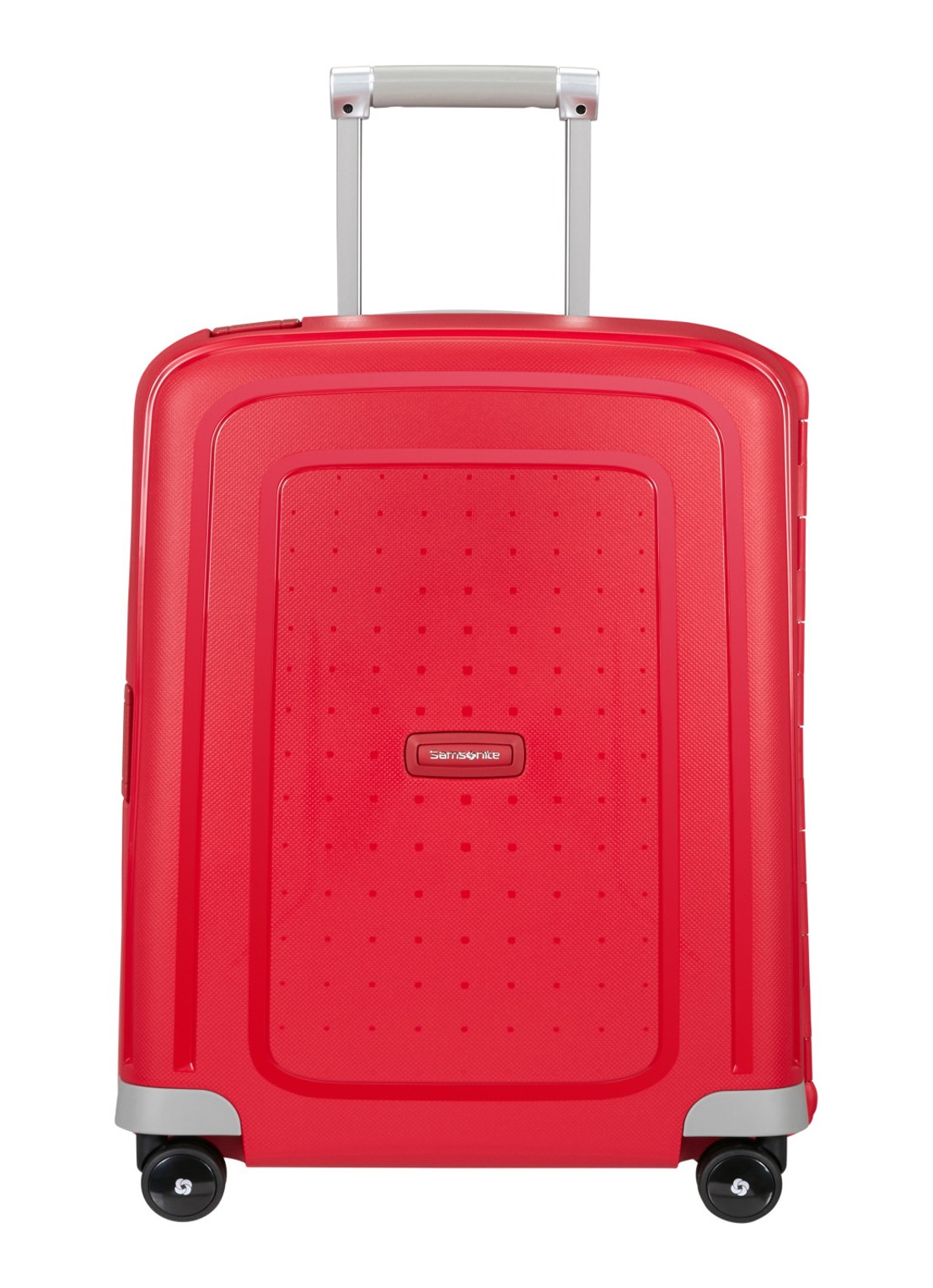 Samsonite S'Cure spinner 55 cm - voorkant 6 steenrood