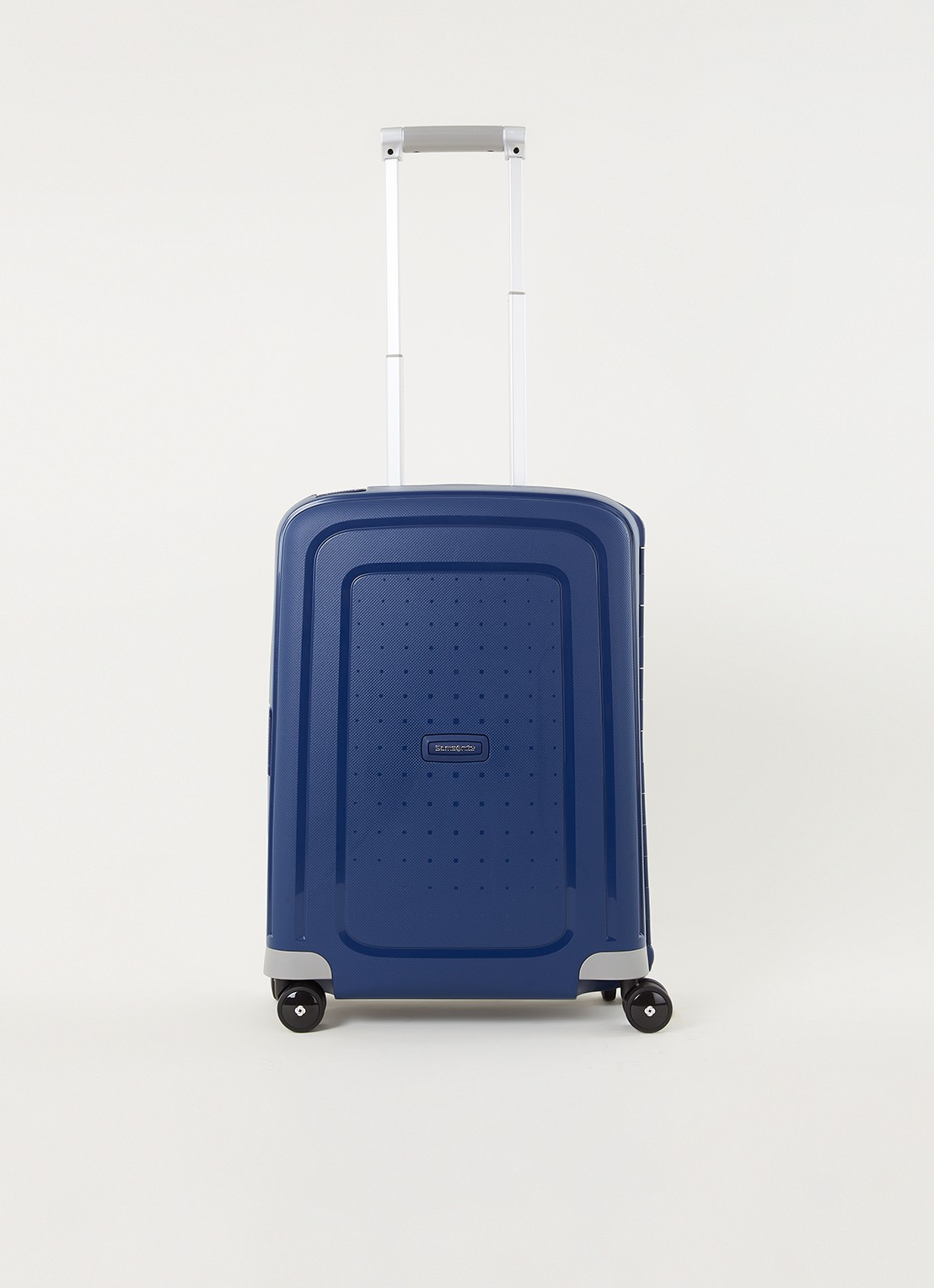 Samsonite S'Cure spinner 55 cm - voorkant 4 donkerblauw