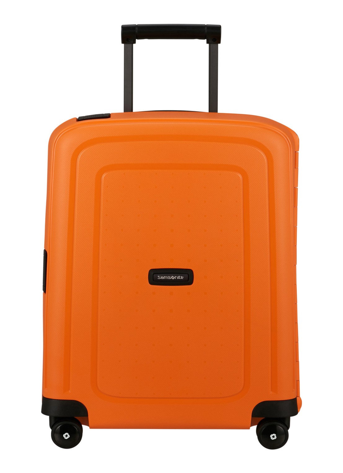 Samsonite S'Cure spinner 55 cm - voorkant apricot / oranje