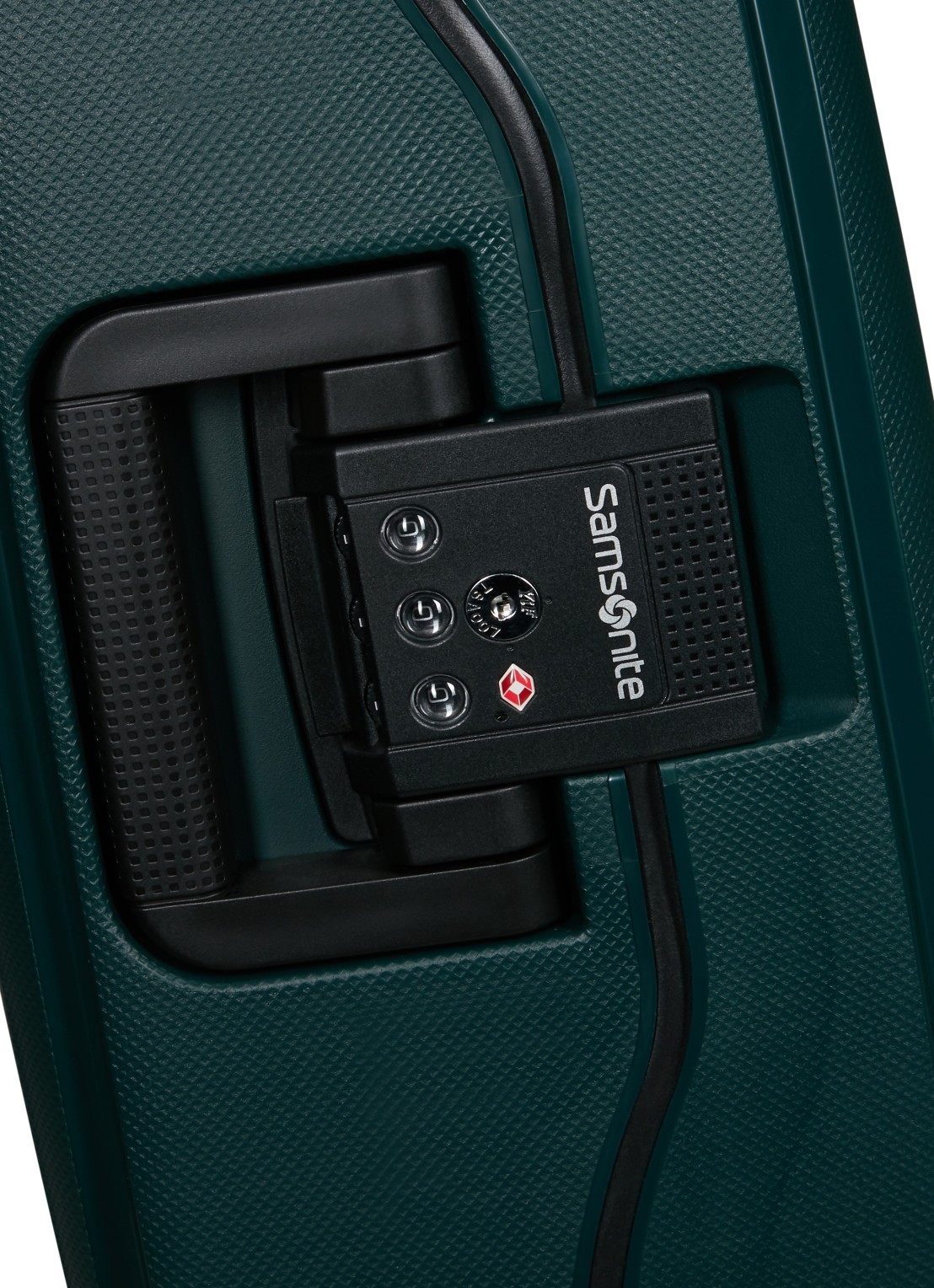 Samsonite S'Cure spinner 55 cm - detail 6 dark teal / donkergroen