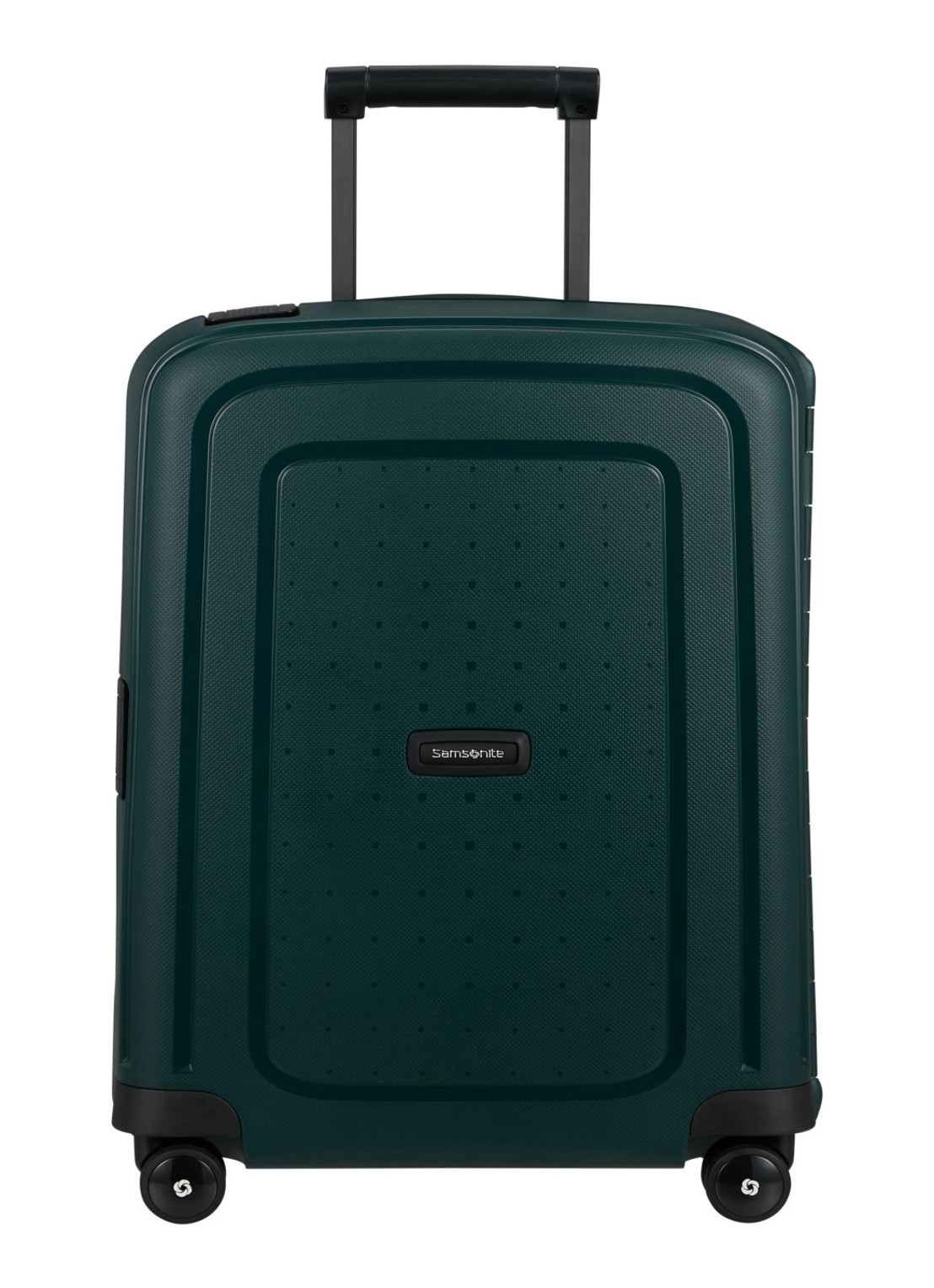 Samsonite S'Cure spinner 55 cm - voorkant 2 dark teal / donkergroen