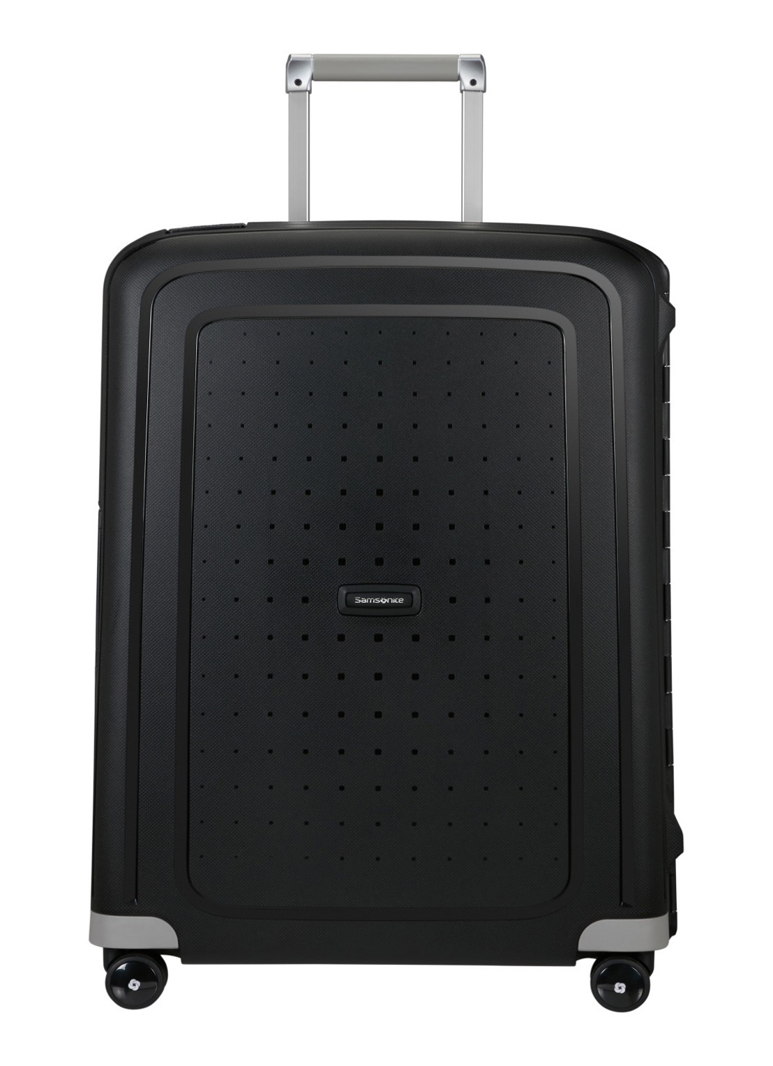 Samsonite S'Cure spinner 69 cm - voorkant zwart