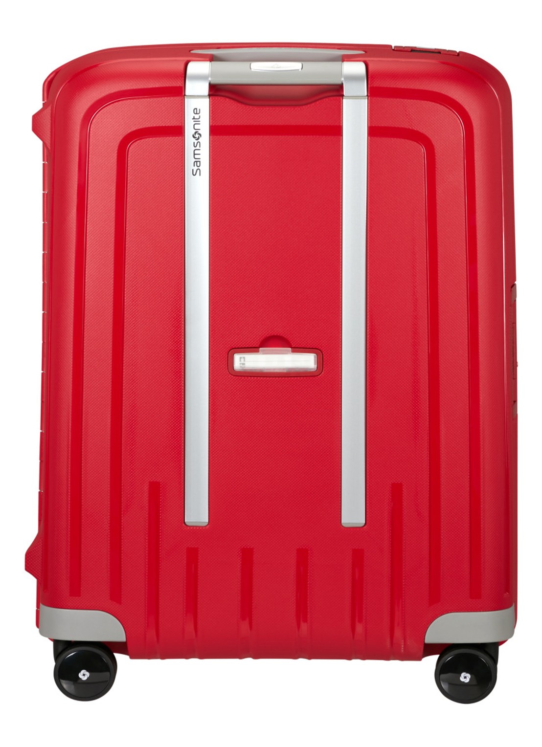 Samsonite S'Cure spinner 69 cm  - achterkant 3 steenrood