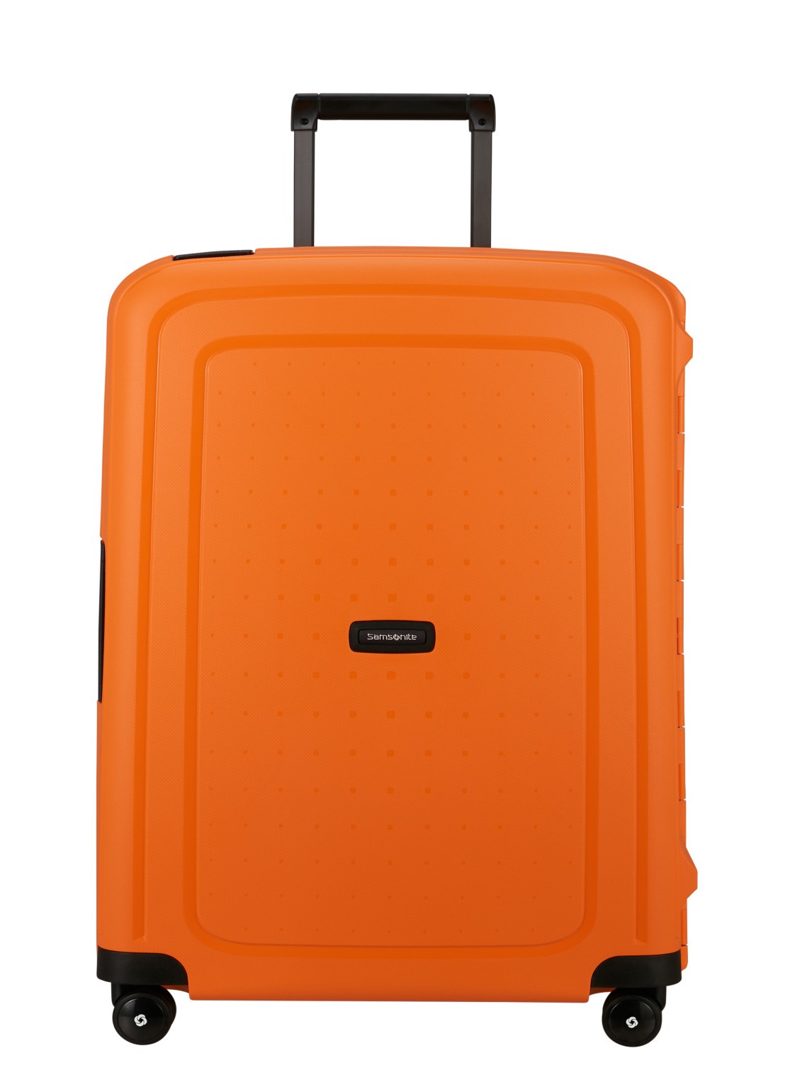 Samsonite S'Cure spinner 69 cm - voorkant apricot / oranje