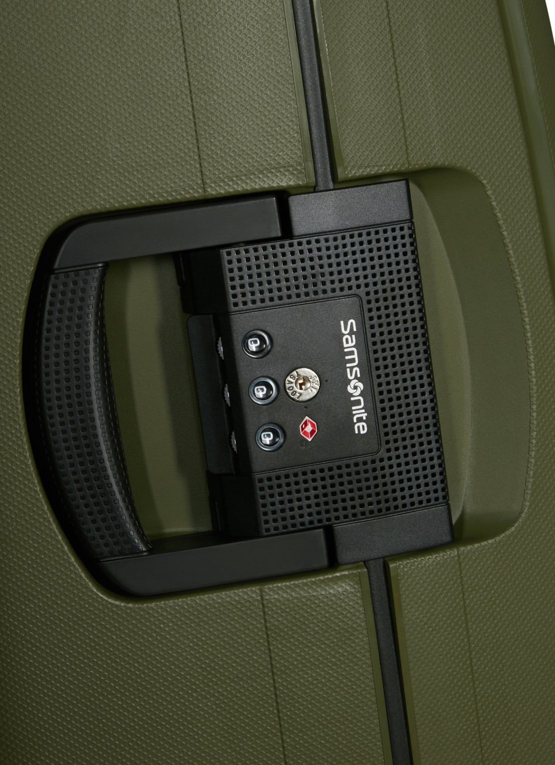 Samsonite S'Cure spinner 69 cm - detail 2 olijfgroen