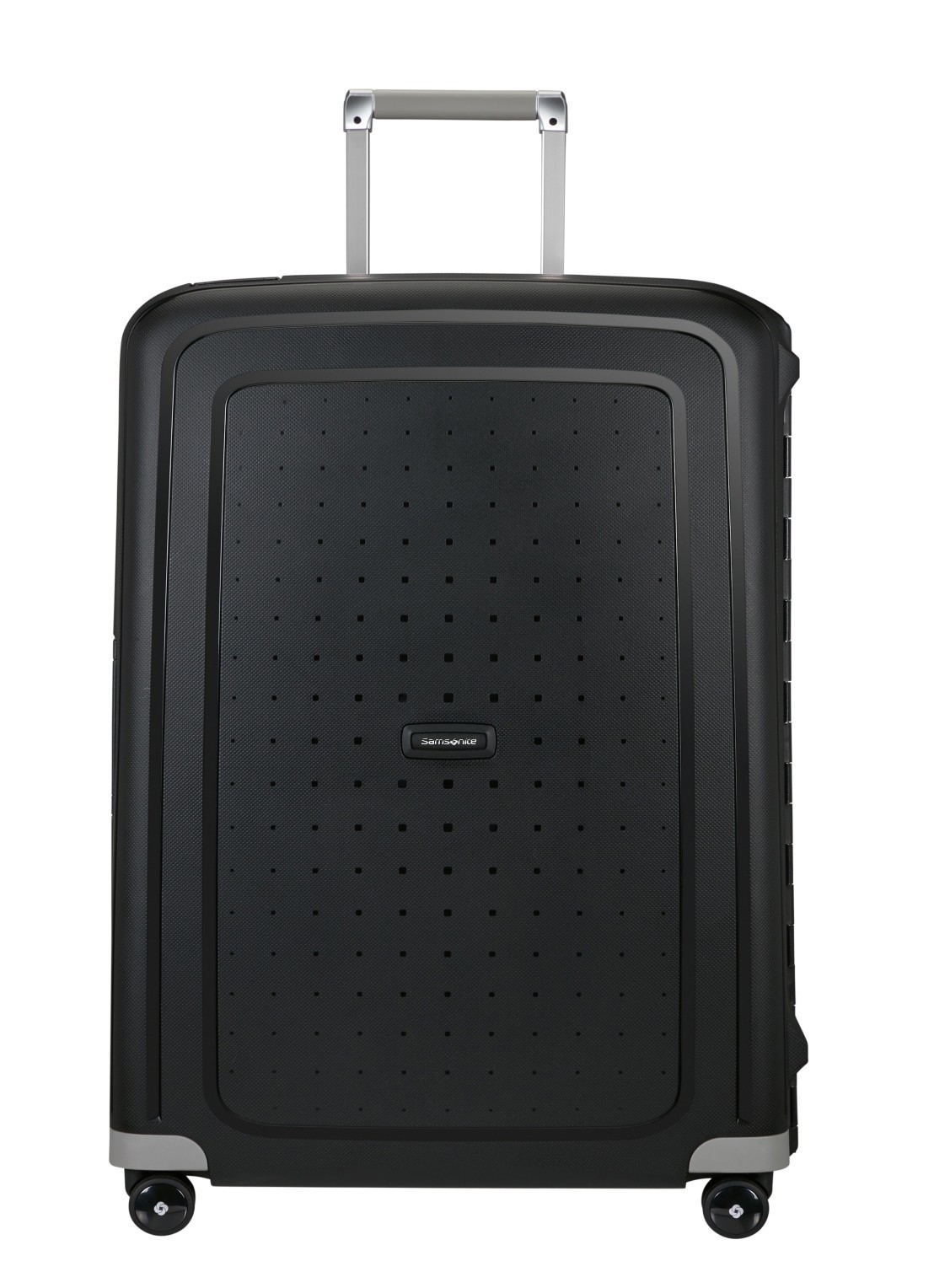 Samsonite S'Cure spinner 75 cm - voorkant 2 zwart