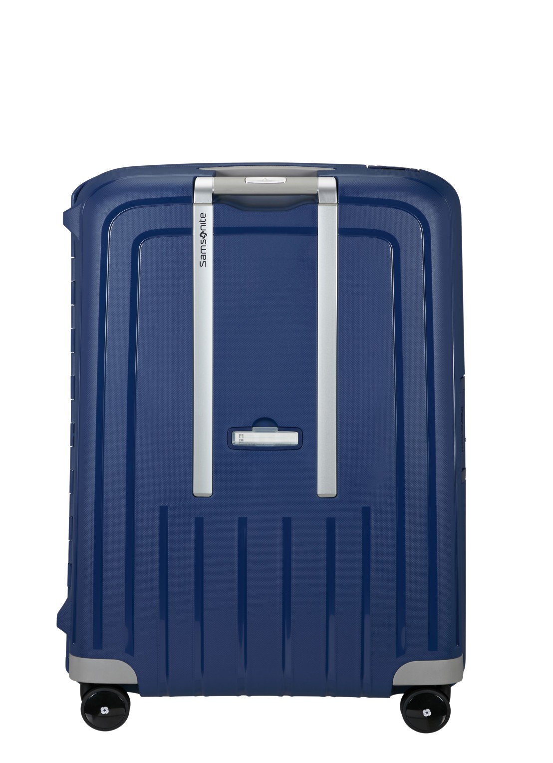 Samsonite S'Cure spinner 75 cm - achterkant donkerblauw