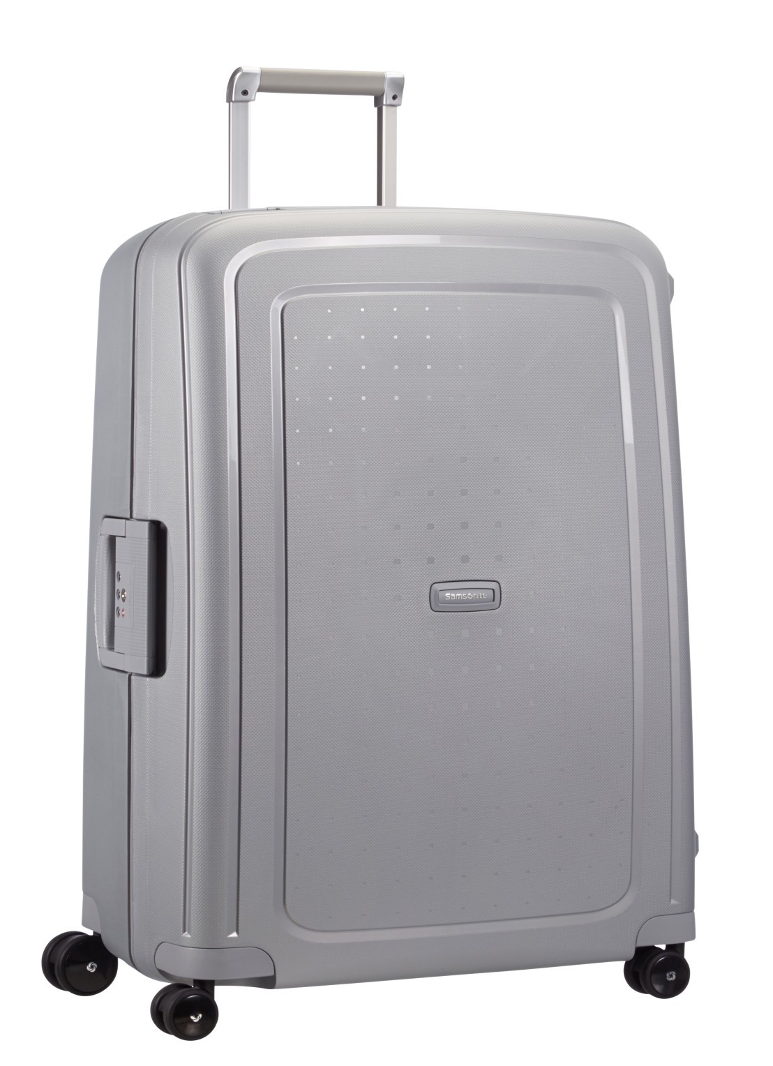 Samsonite S'Cure spinner 75 cm - detail zilver