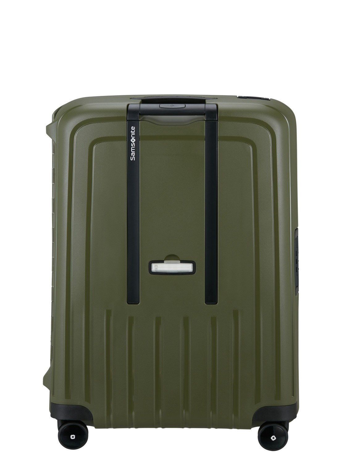 Samsonite S'Cure spinner 75 cm - achterkant 2 olijfgroen