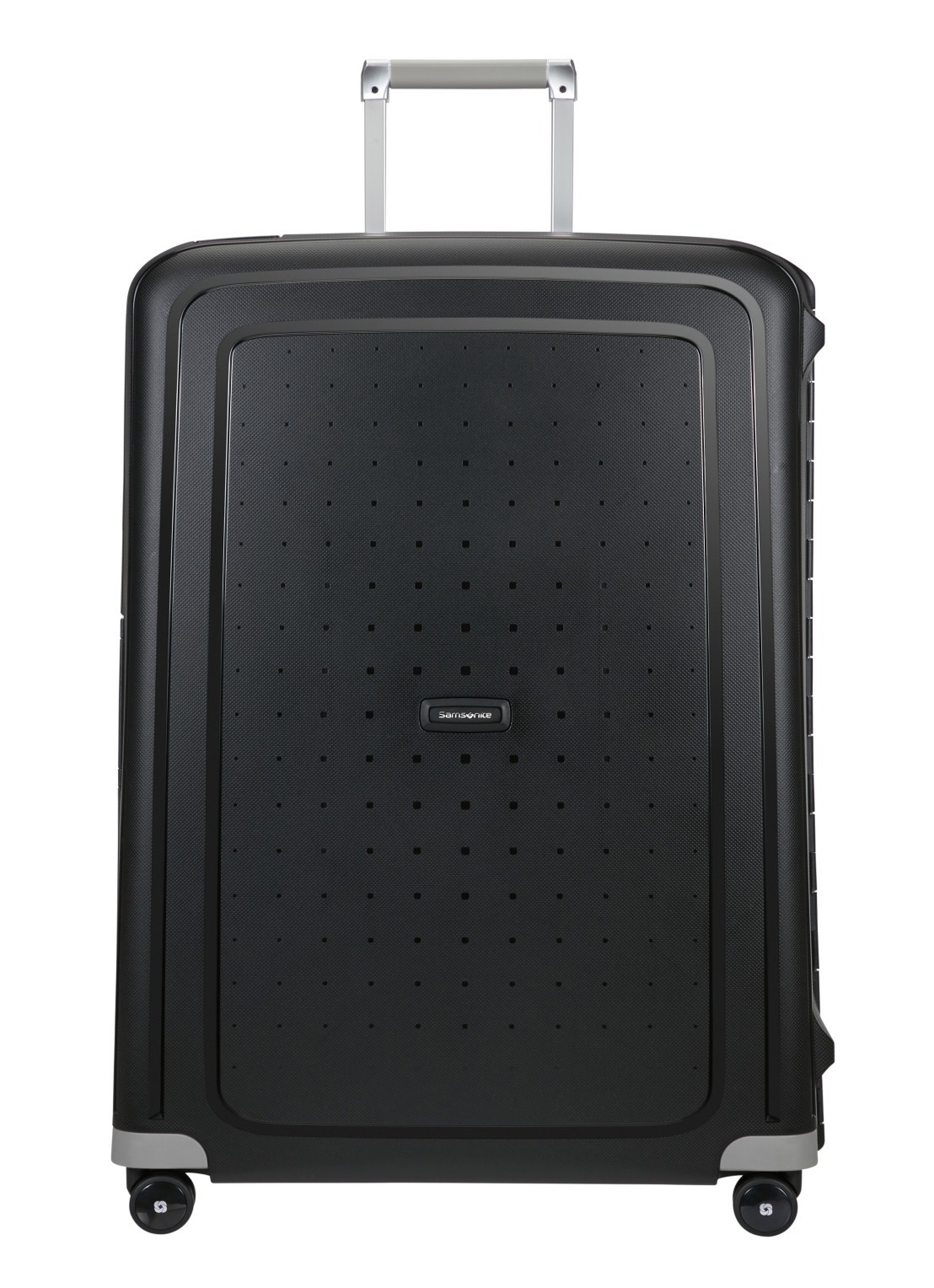 Samsonite S'Cure spinner 81 cm - voorkant 3 zwart