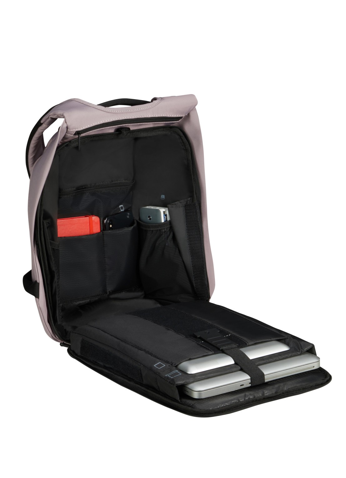 Samsonite Securipak 2.0 rugzak met 14,1 inch laptopvak - detail 3 oudroze