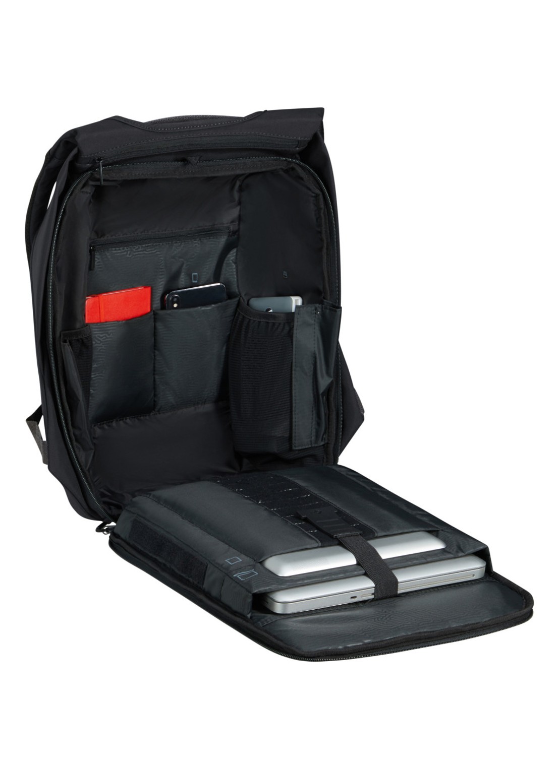 Samsonite Securipak 2.0 rugzak met 15,6 inch laptopvak - achterkant zwart