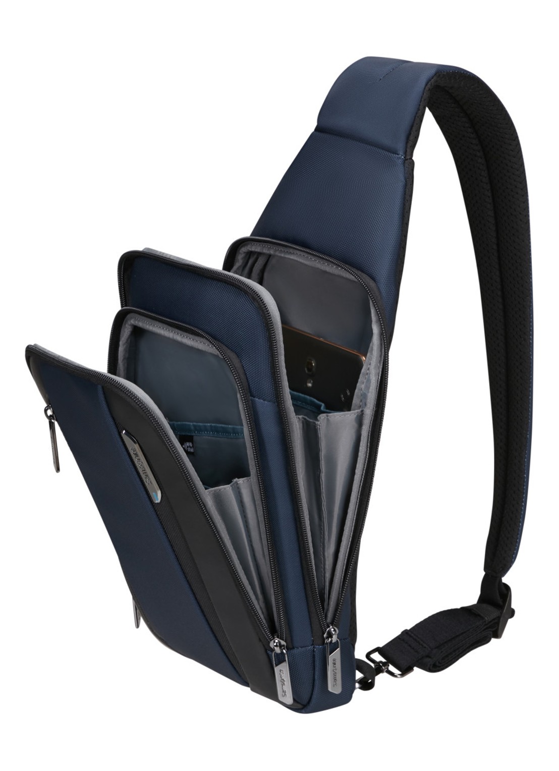 Samsonite Spectrolite 4.0 crossbodytas - achterkant 4 donkerblauw
