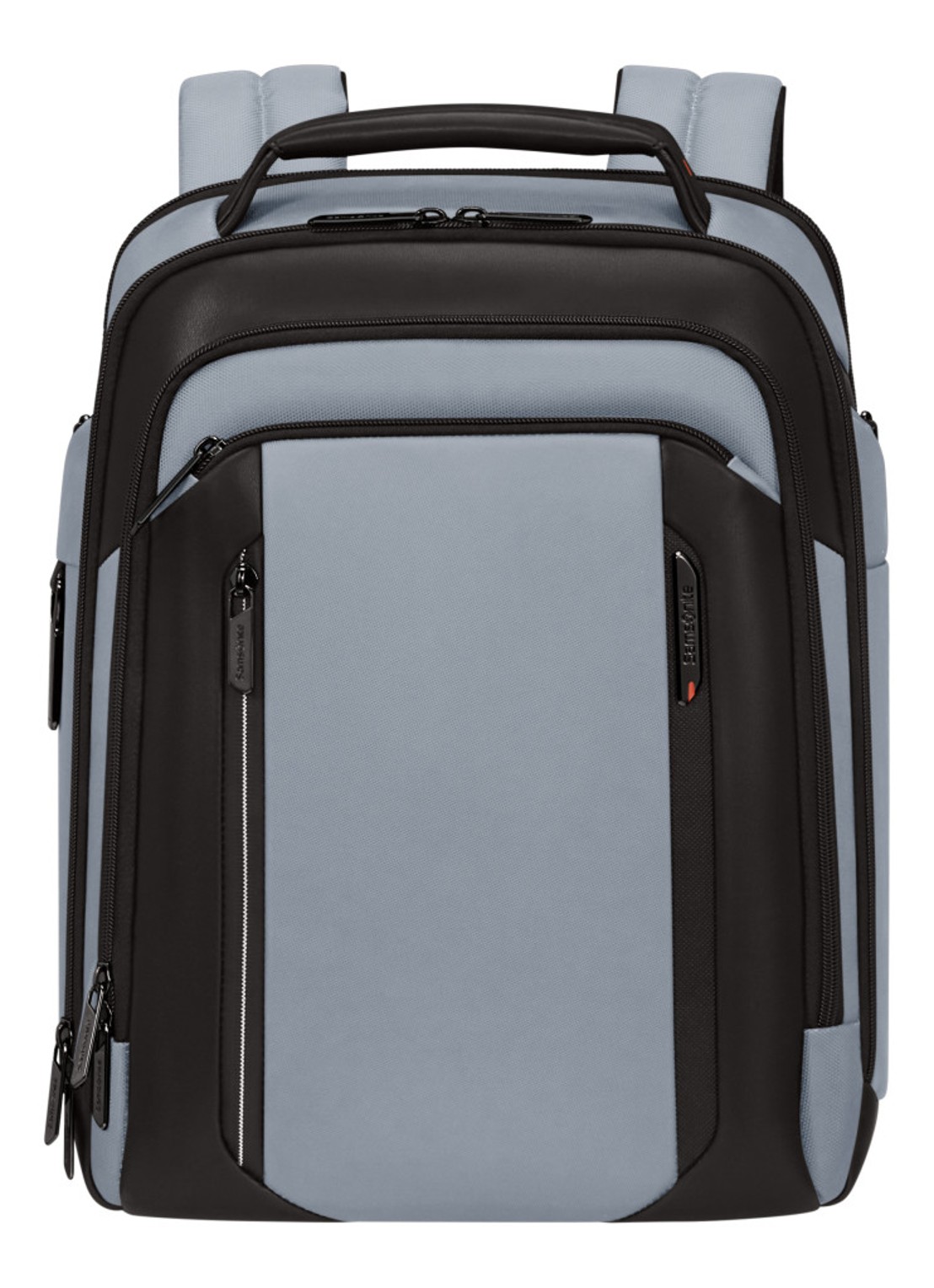 Samsonite Spectrolite 4.0 rugzak met 14.1 inch laptopvak - voorkant 2 blauwgrijs